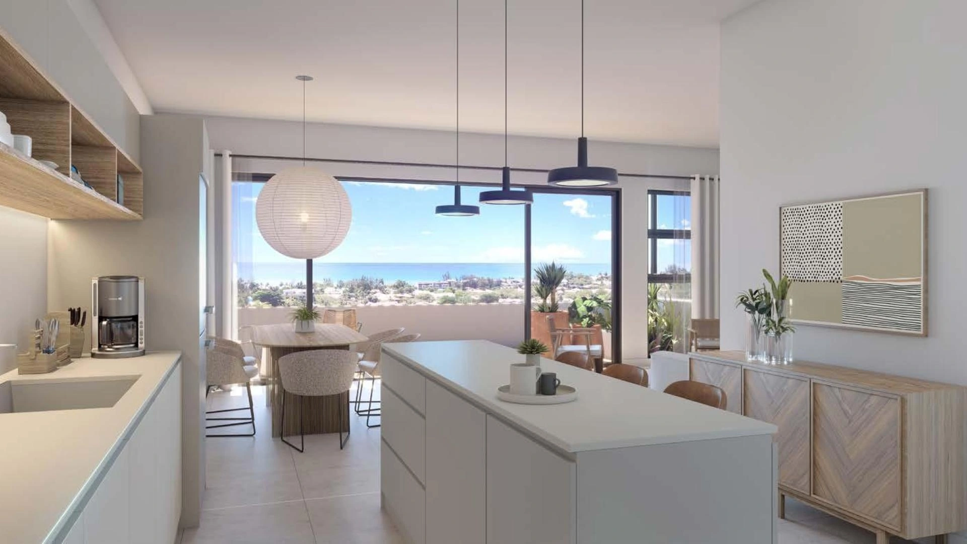 2 - vendita appartamento vista mare tamarin rivière noire mauritius