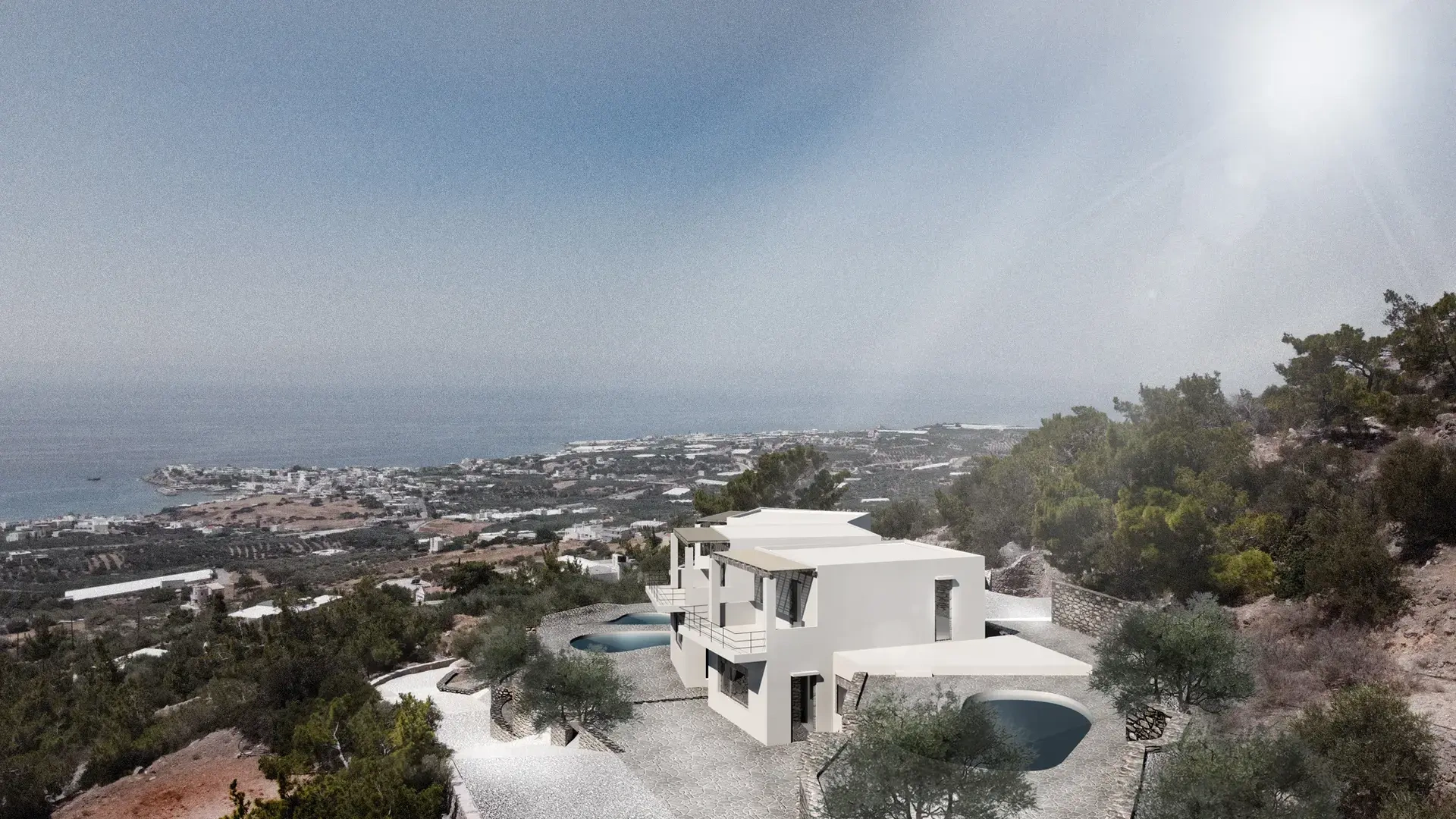 1 - verkoop huis uitzicht op zee makry-gialos crete griekenland