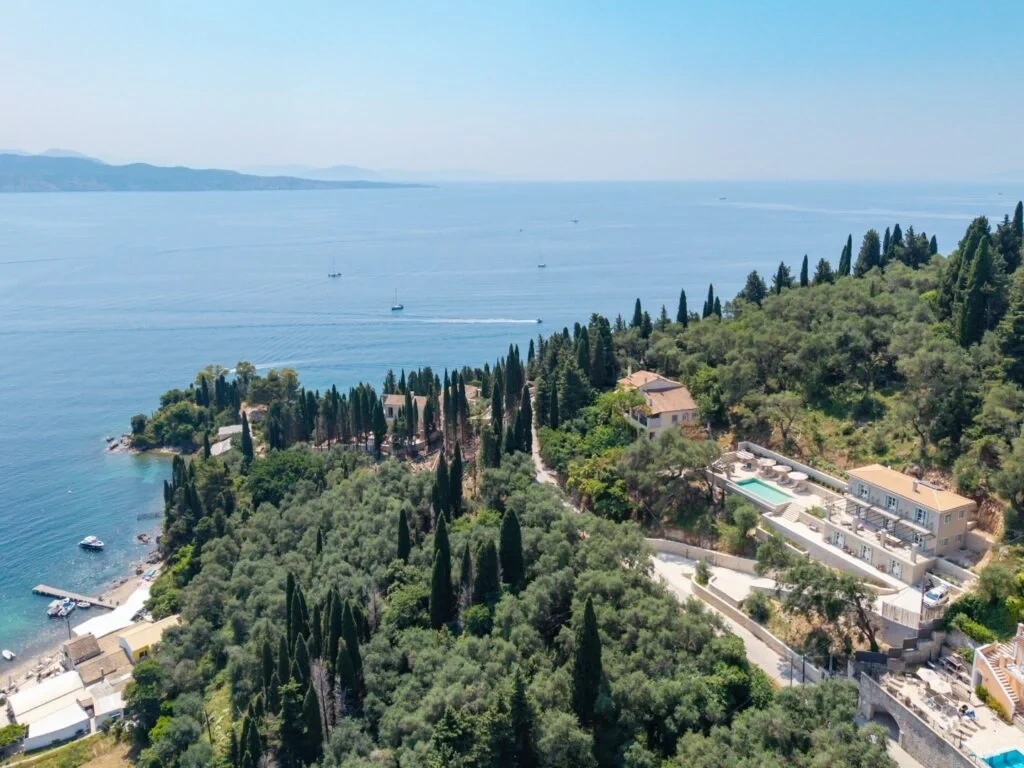 1 - vente villa vue mer agní îles ioniennes grèce