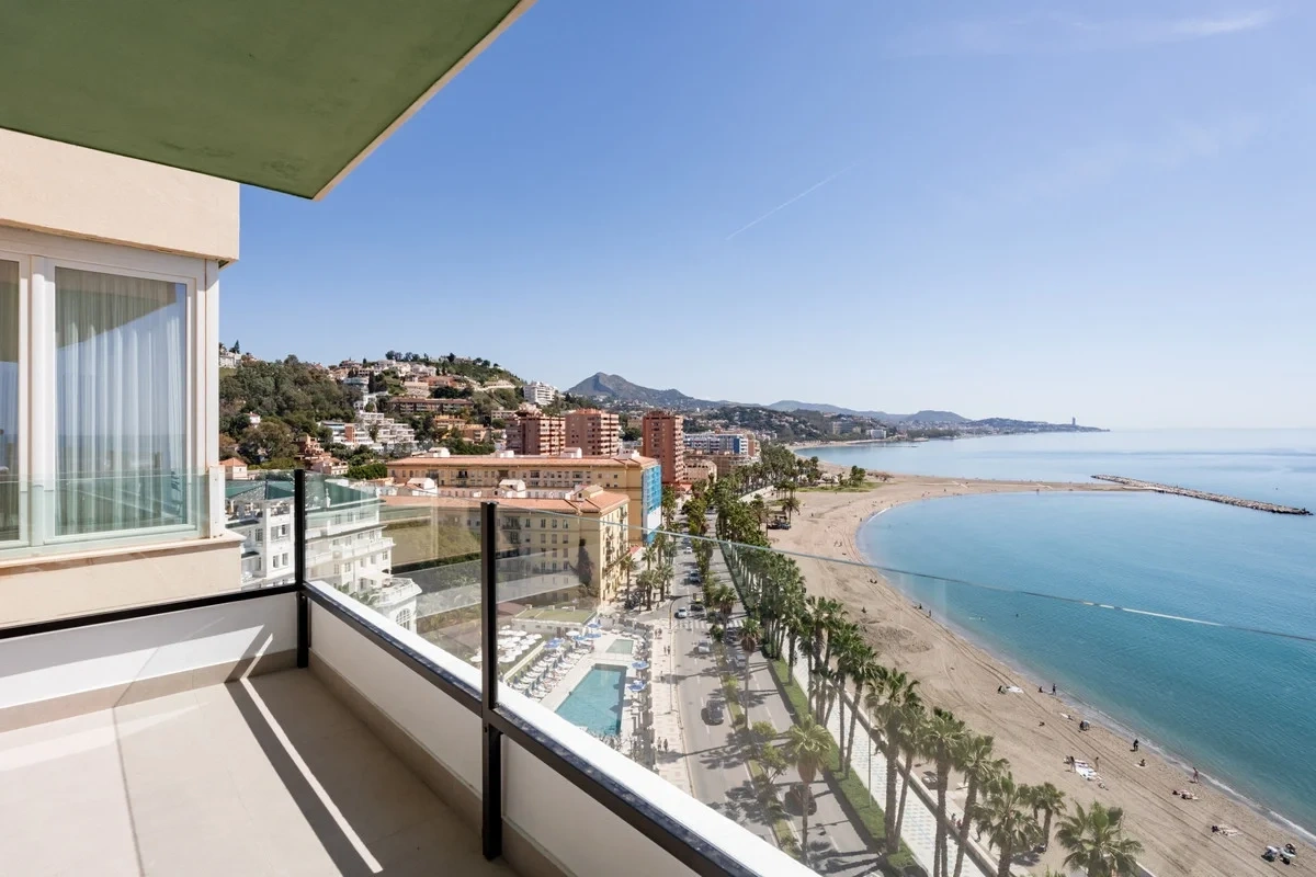 1 - vente appartement vue mer malaga  andalousie espagne