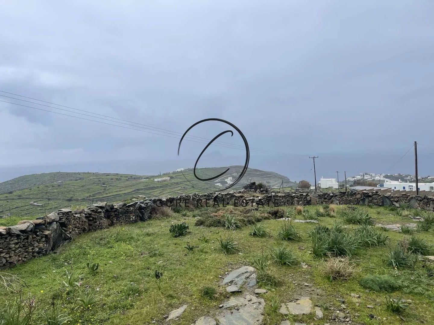 2 - vente terrain vue mer kanála egée méridionale grèce