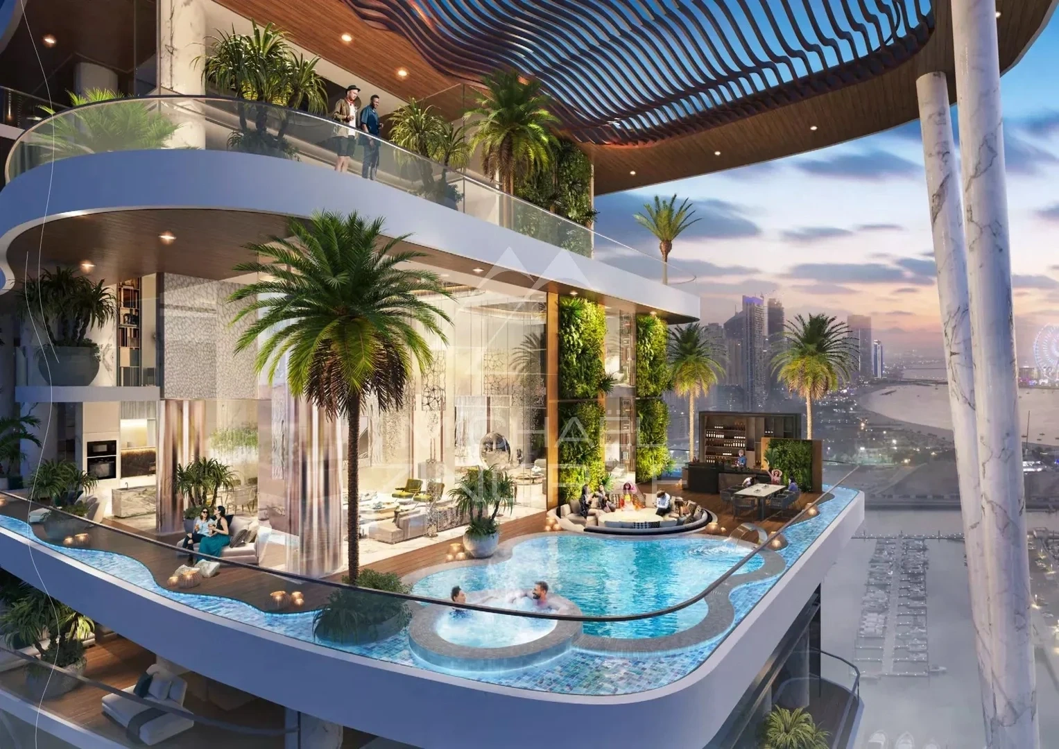 2 - venta apartamento vista al mar dubai dubai emiratos árabes unidos