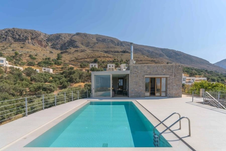 1 - vente maison vue mer asómatos crète grèce