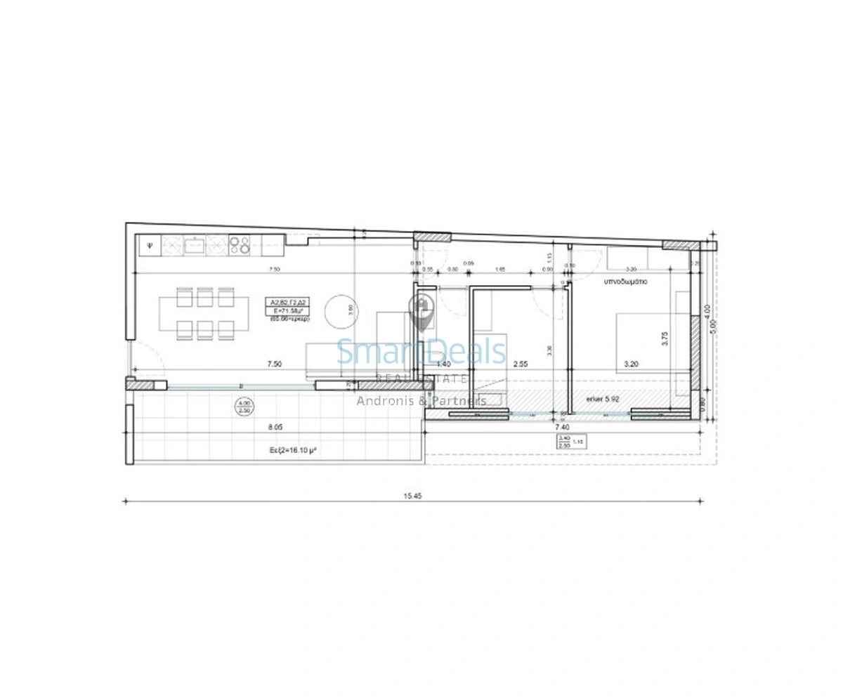 2 - продажа квартира vrilissia аттика греция