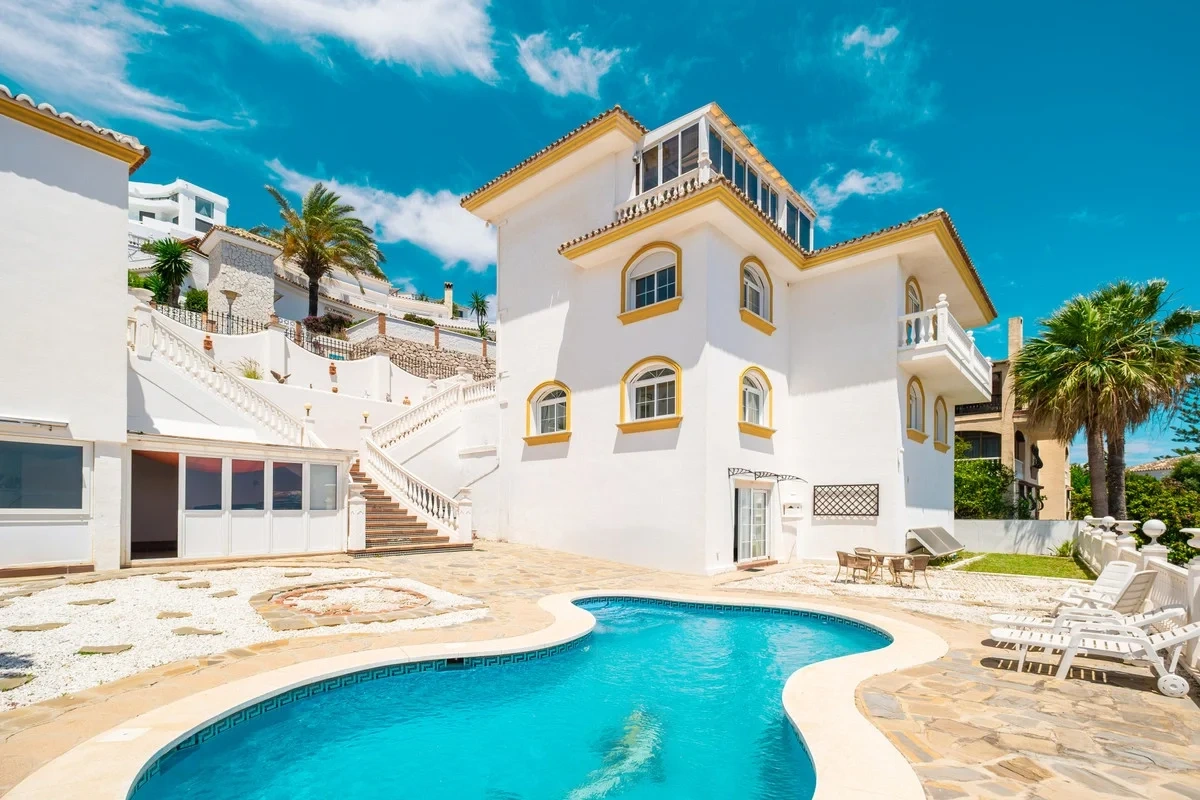 1 - verkauf haus meerblick benalmadena - costa del sol andalusien spanien