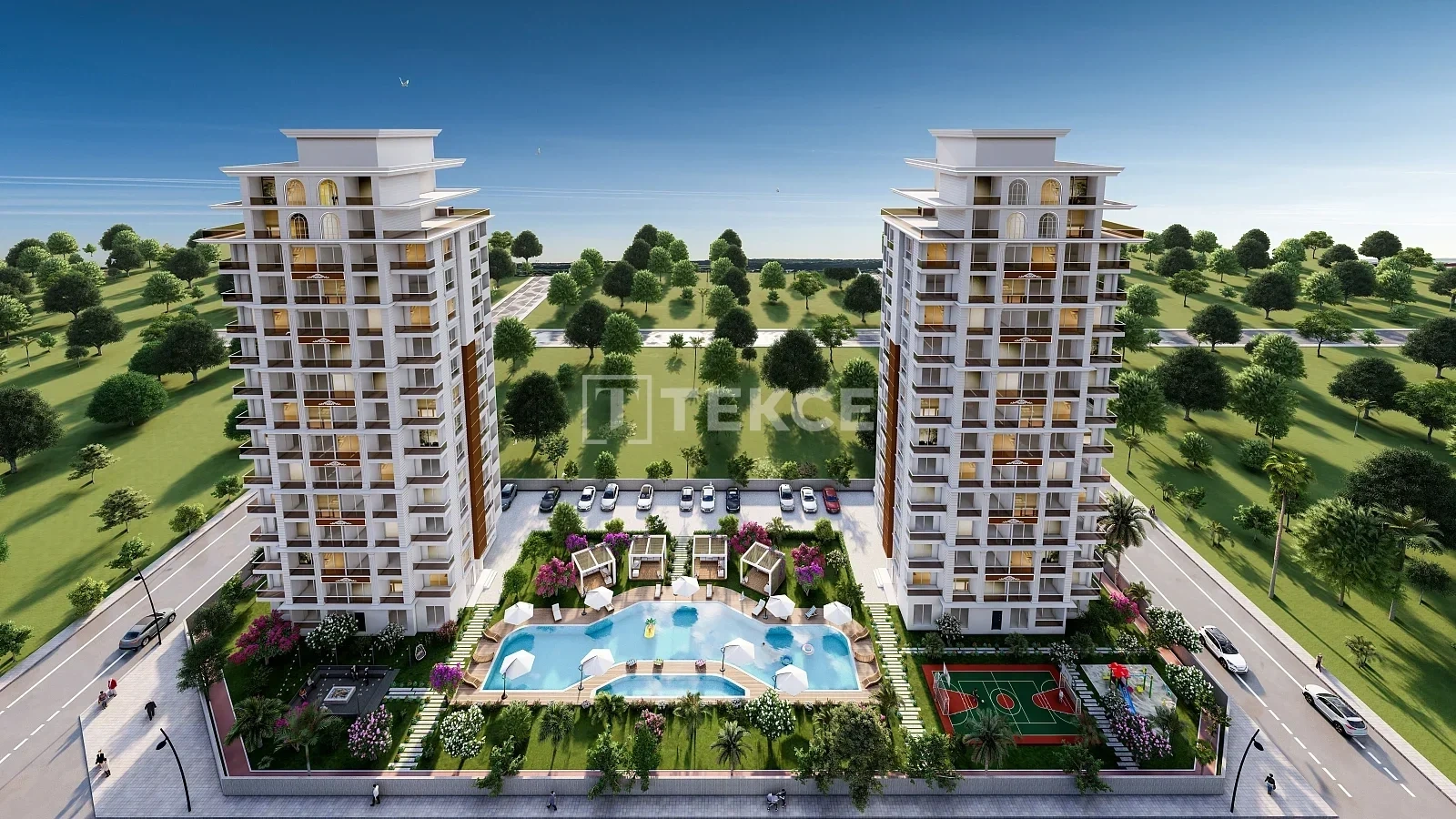 1 - продажа квартира вид моря mezitli mersin турция