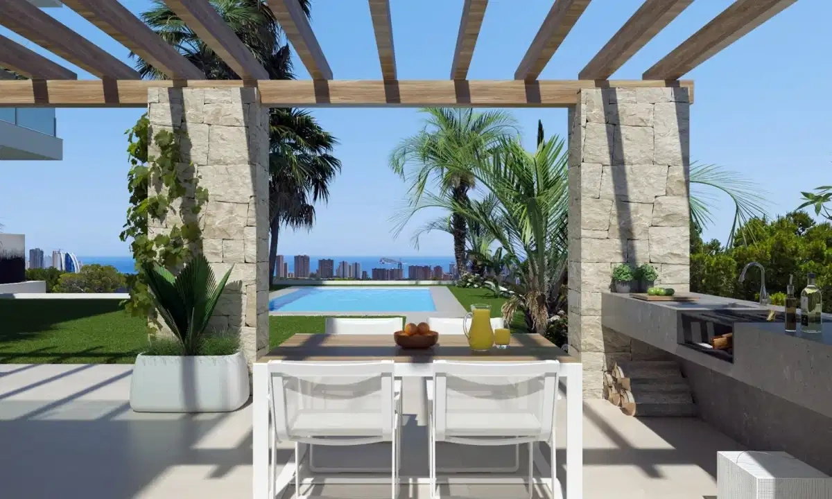 2 - verkoop huis uitzicht op zee finestrat - costa blanca valencian community spanje