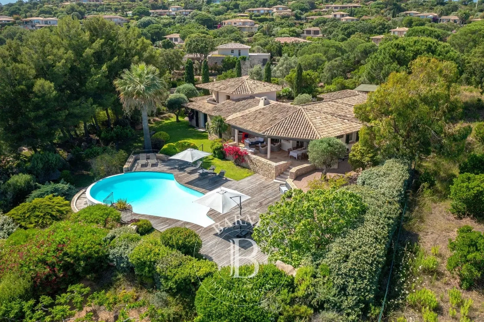 2 - sea view villa for vacation rentals in porto-vecchio corsica (south) france