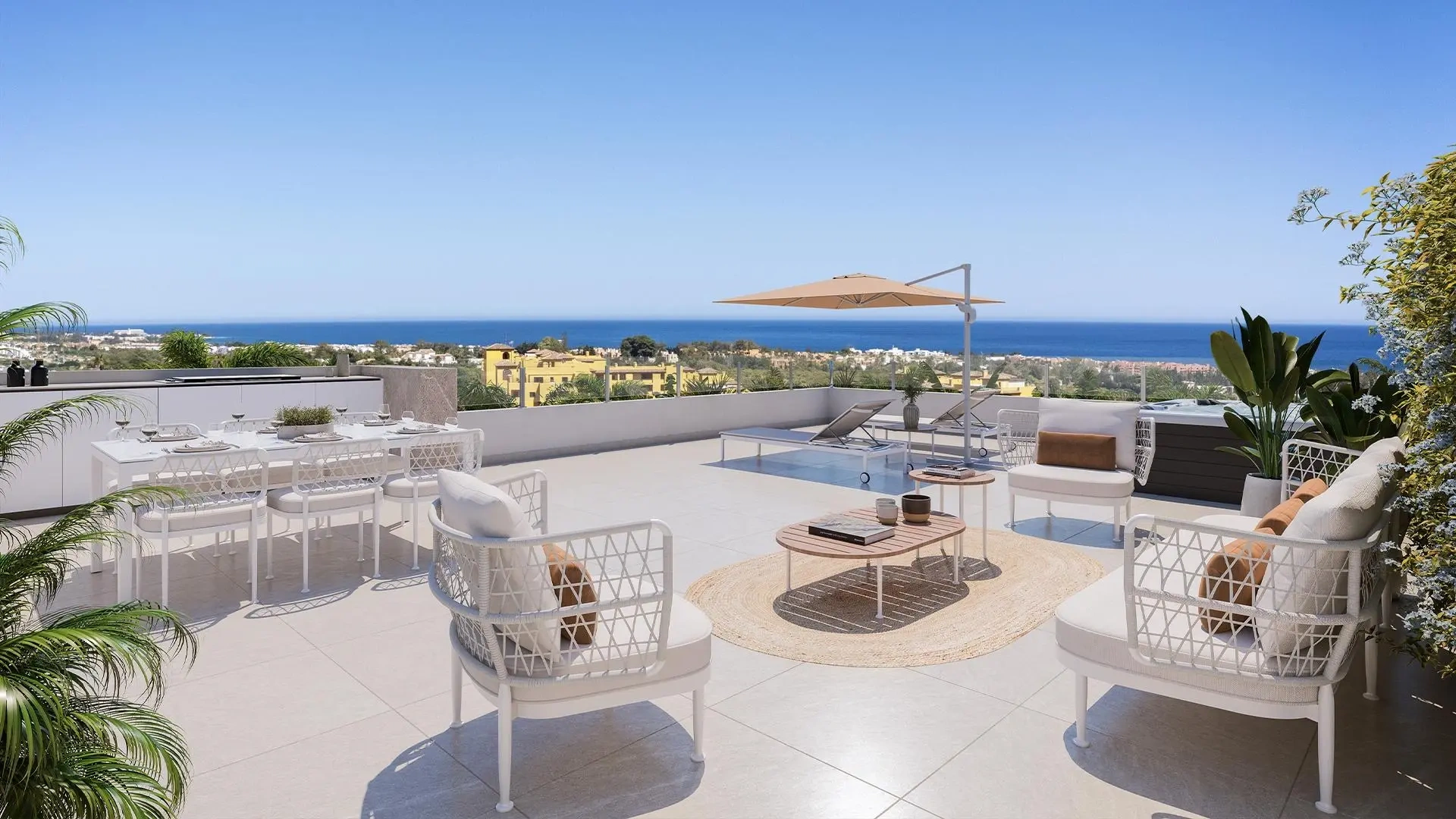 1 - venda apartamento vista de mar estepona - costa del sol andaluzia espanha
