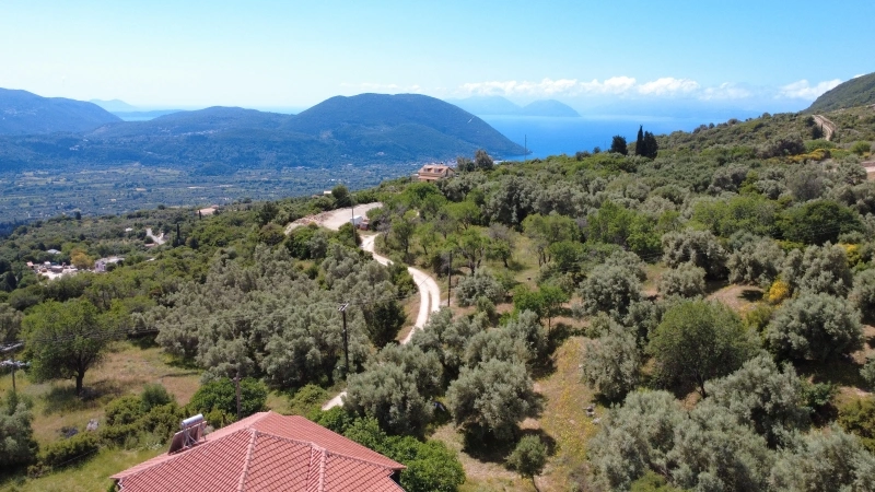 2 - vente terrain vue mer lefkada îles ioniennes grèce