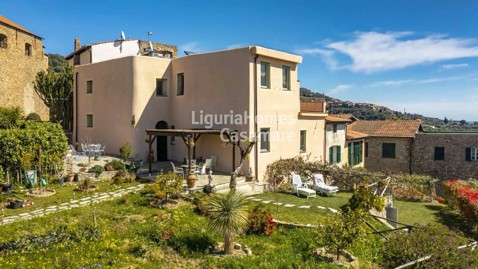 1 - vente maison vue mer pompeiana ligurie italie