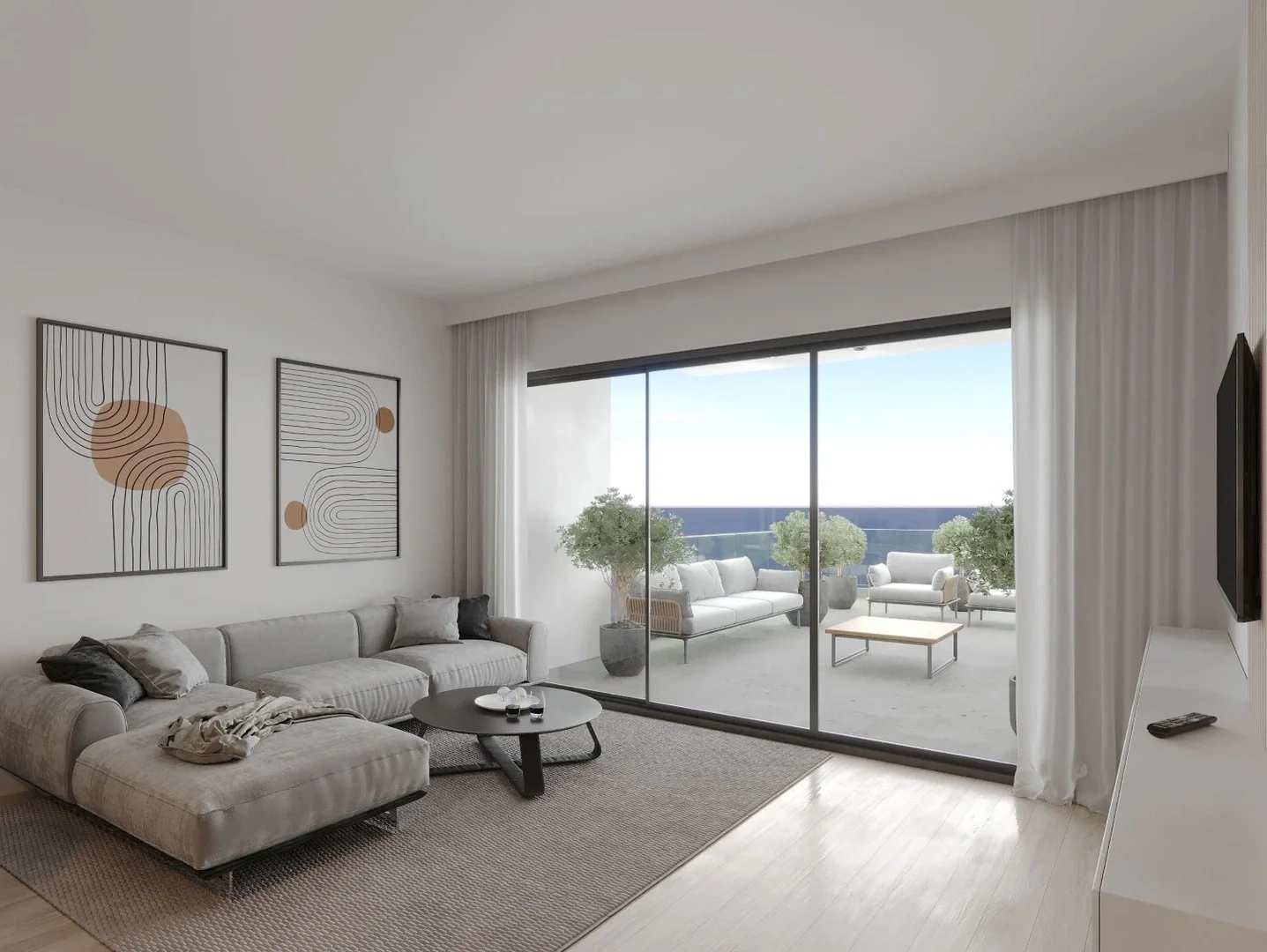 2 - vente appartement vue mer kissonerga paphos chypre