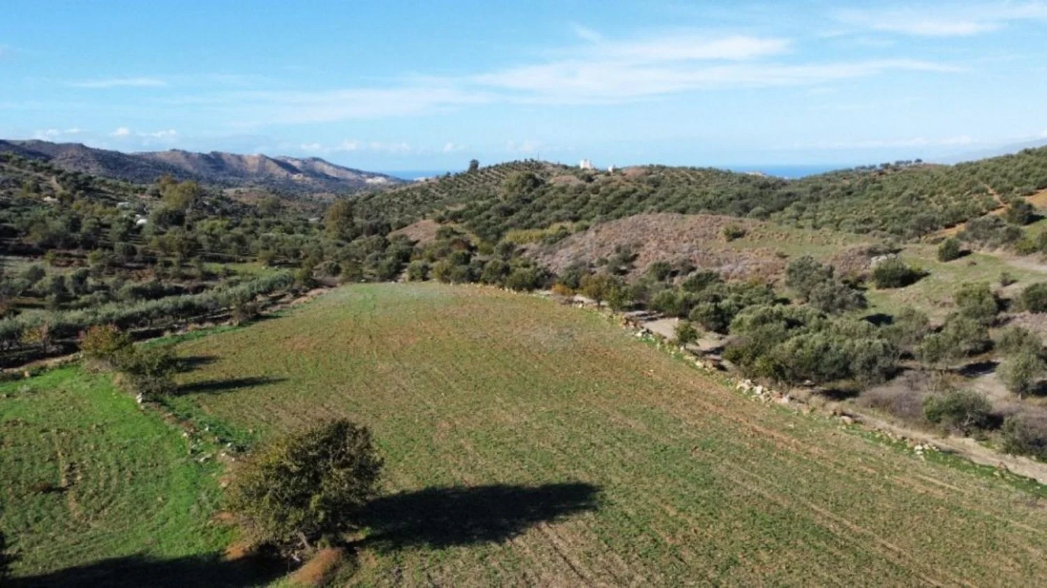2 - vente terrain vue mer lístaros crète grèce