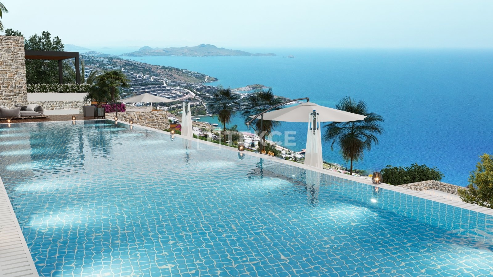 1 - sea view house for sale in bodrum muğla turkey