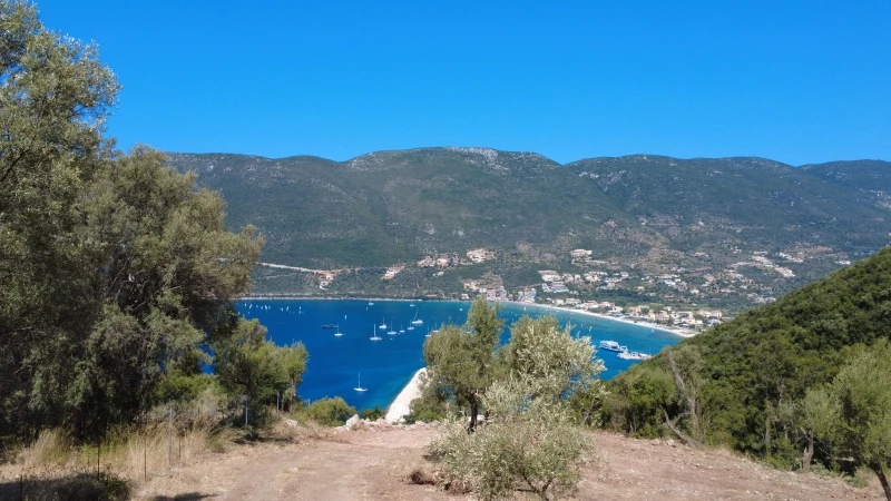 2 - verkoop terrein uitzicht op zee lefkada ionische eilanden griekenland