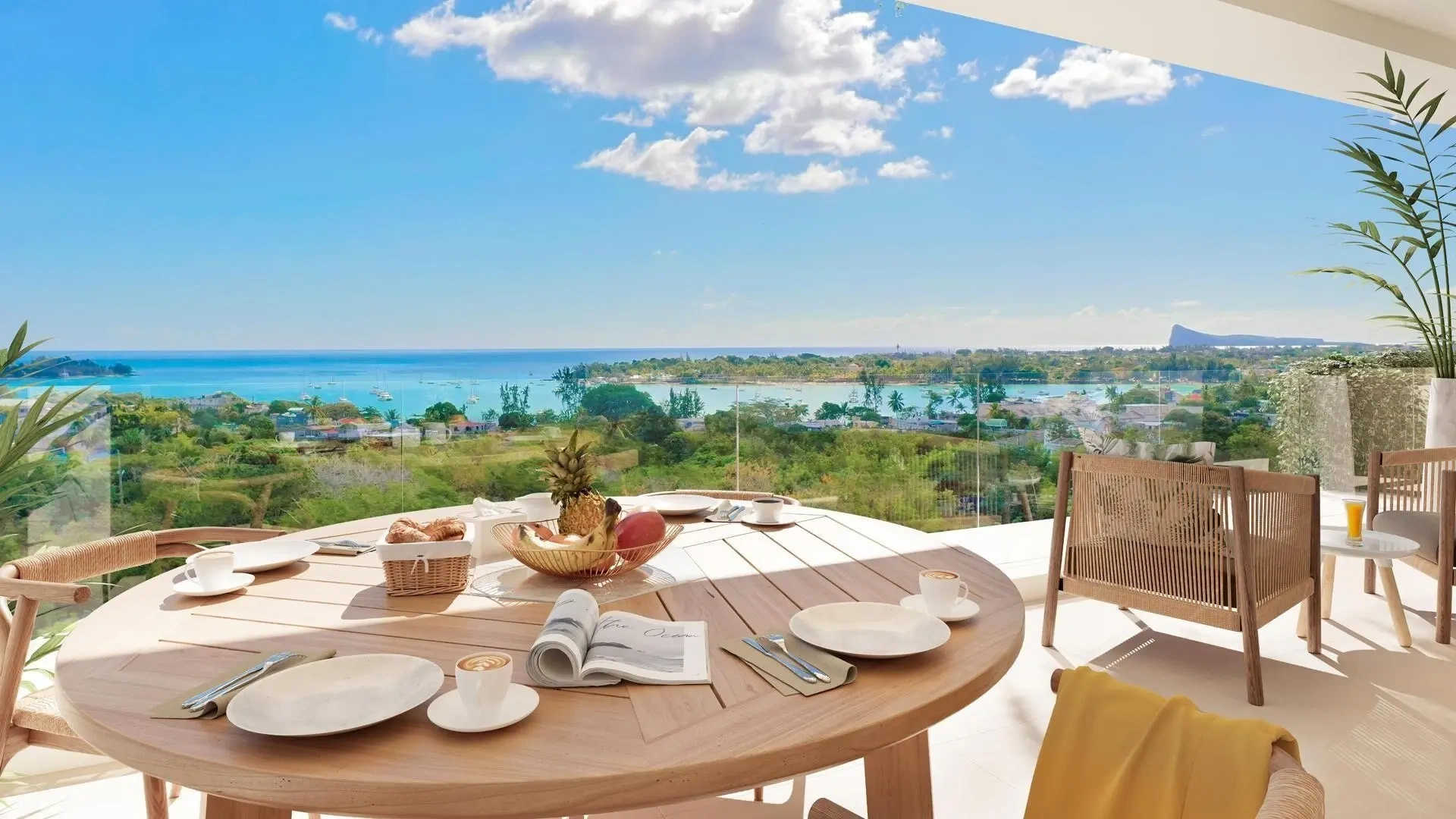 2 - sea view apartment for sale in grand baie rivière du rempart mauritius