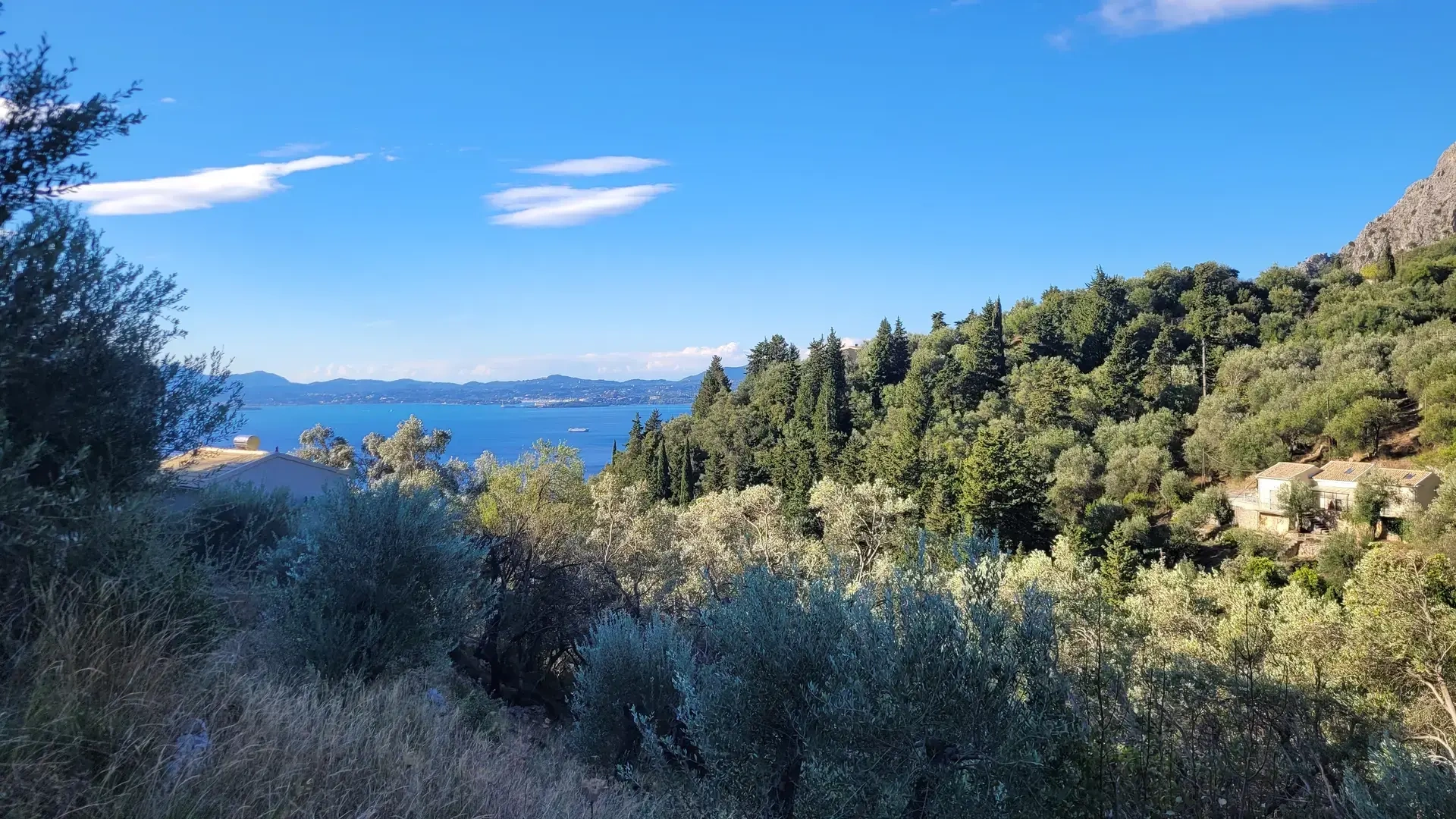 1 - vendita terreno vista mare corfu isole ioniche grecia