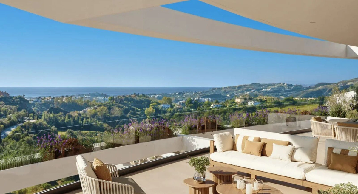 2 - verkoop appartement uitzicht op zee benahavis - costa del sol andalusië spanje