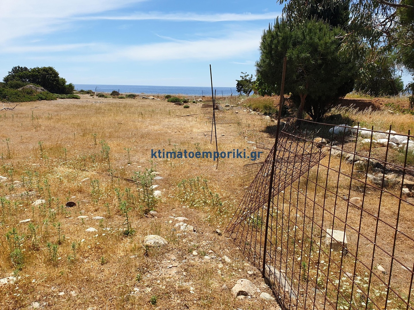 2 - vente terrain vue mer kountoúra crète grèce