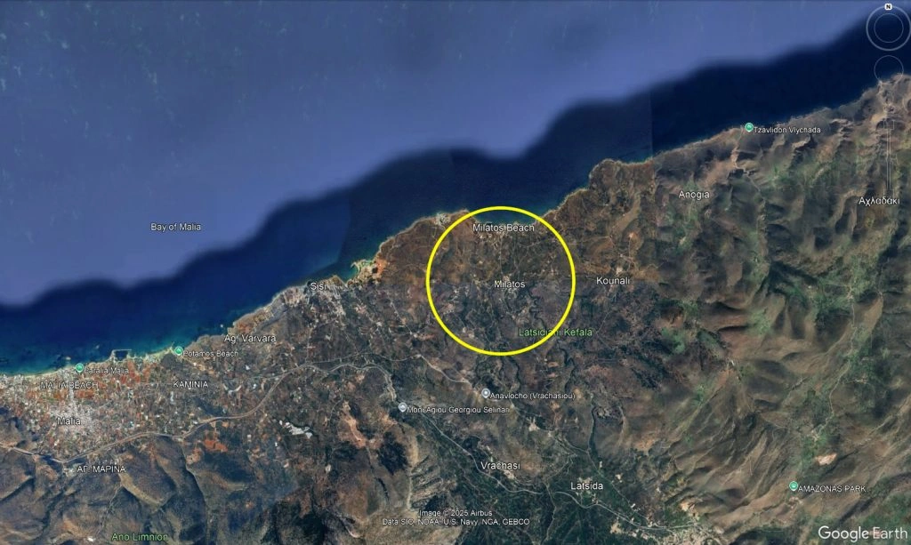 2 - venta terreno vista al mar neapolis creta grecia
