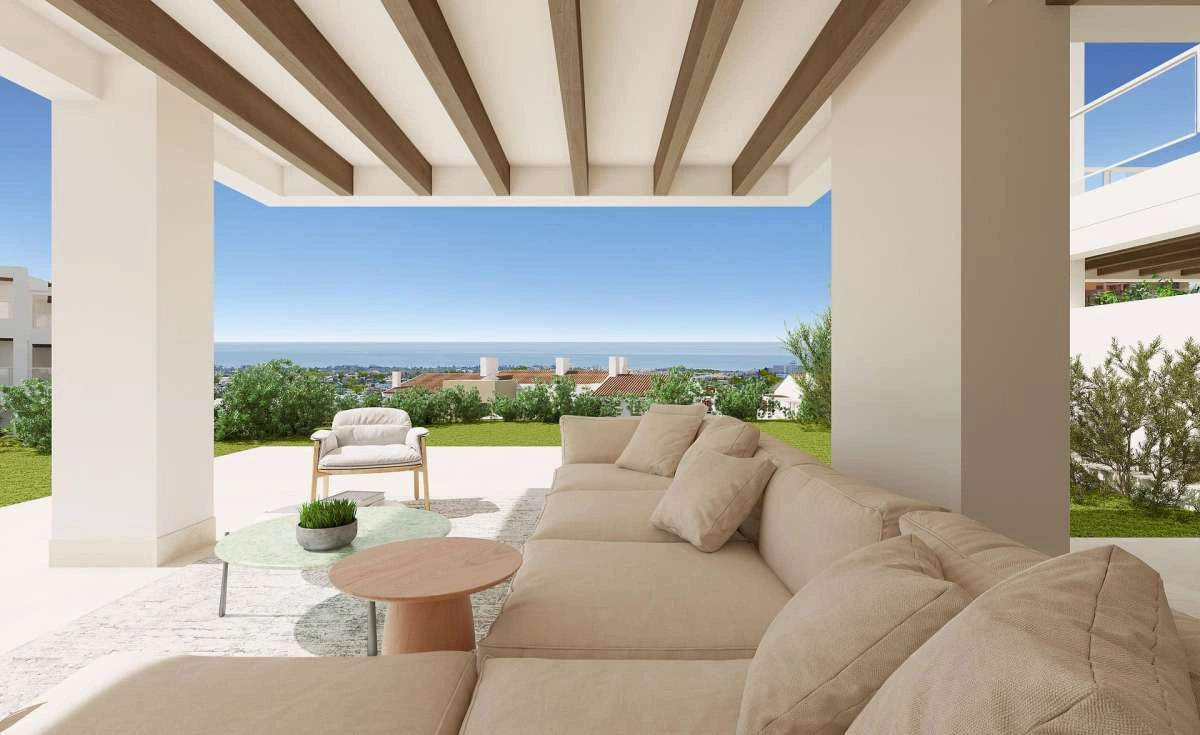 1 - sea view apartment for sale in benahavis - costa del sol andalusia spain
