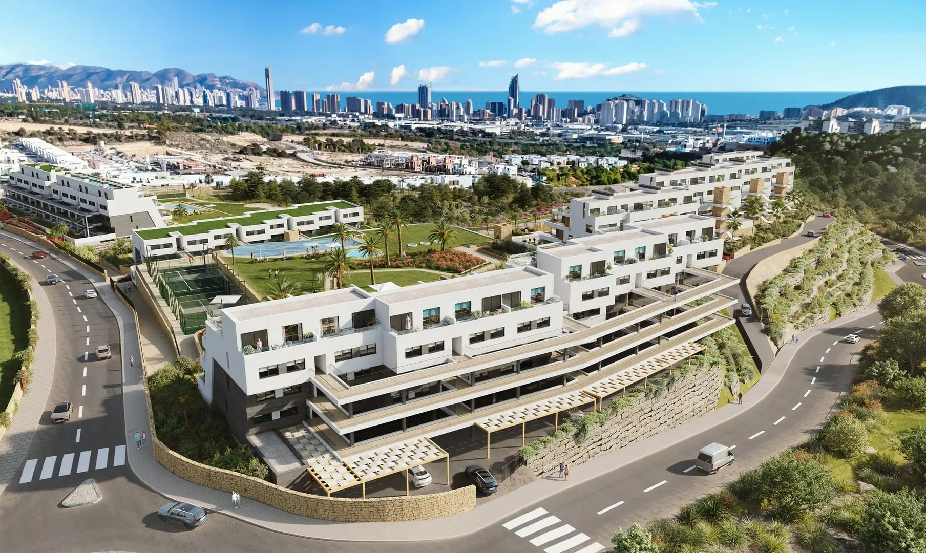1 - продажа квартира вид моря finestrat - costa blanca валенсия испания