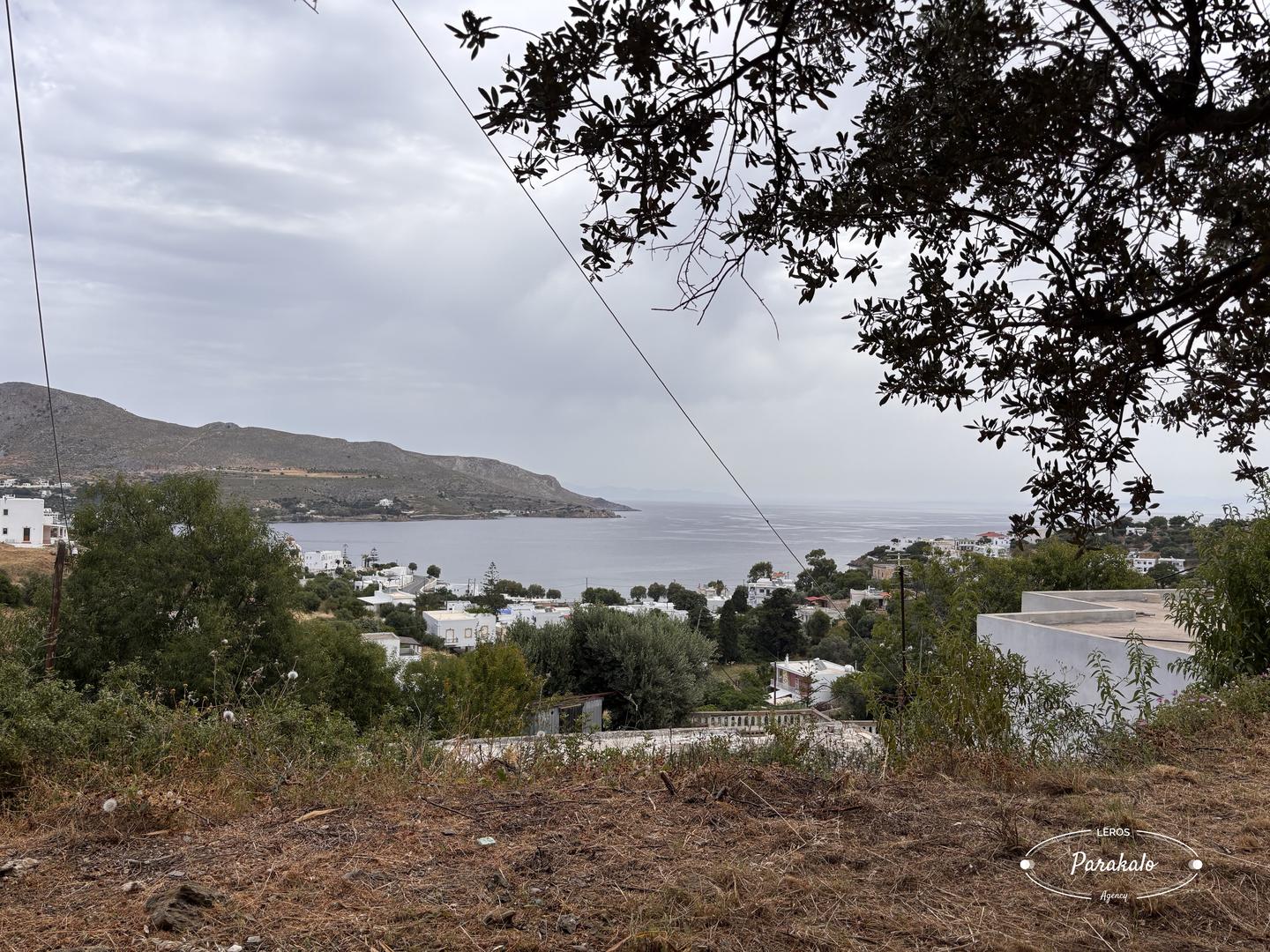 1 - sea view plot of land for sale in leros south aegean greece