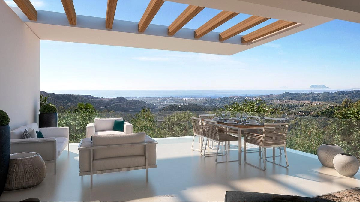 1 - sea view apartment for sale in benahavis - costa del sol andalusia spain
