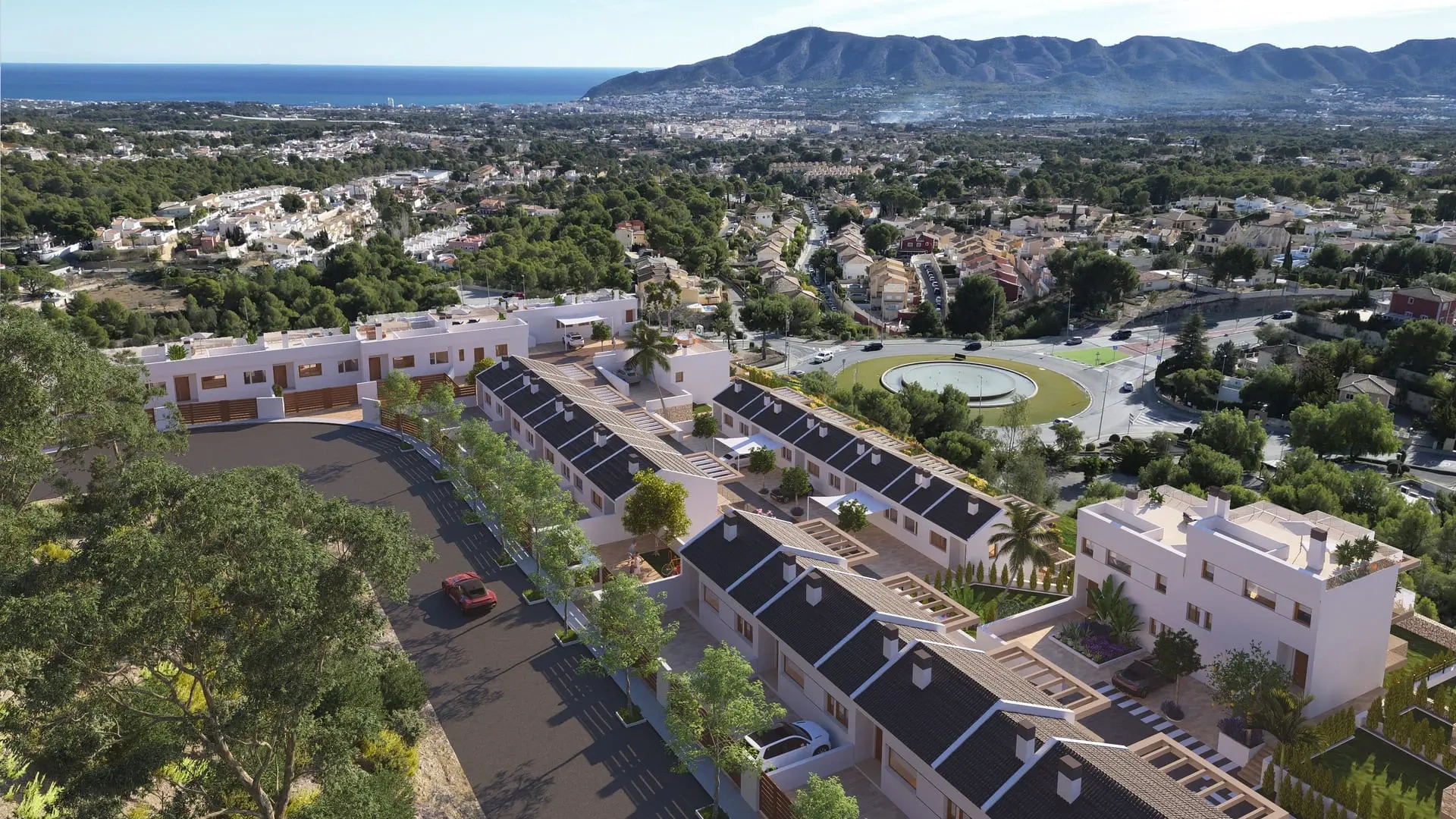1 - vente maison vue mer la nucia - costa blanca communauté valencienne espagne