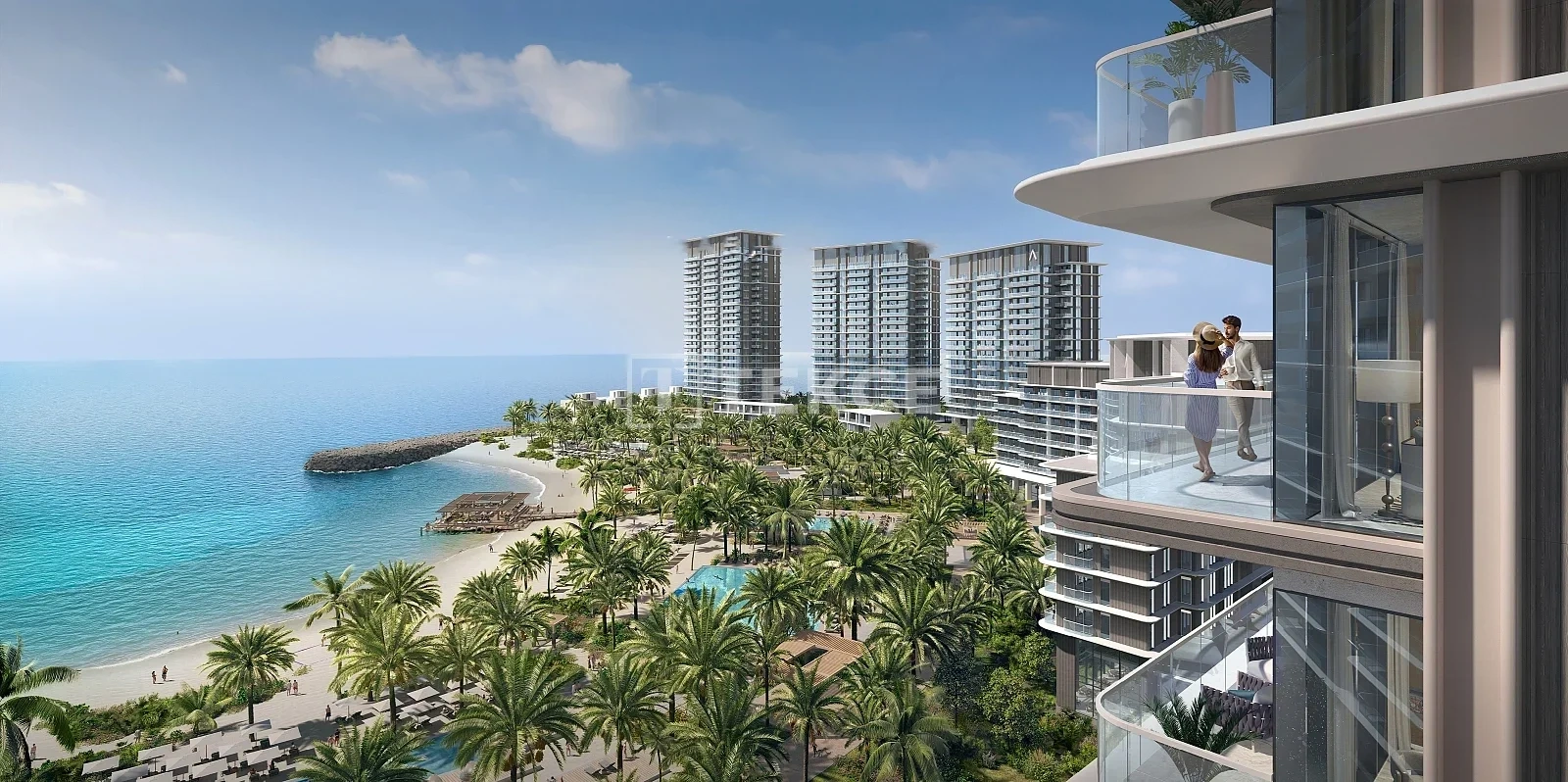 2 - vente appartement pieds dans l'eau al marjan island ras al-khaimah émirats arabes unis