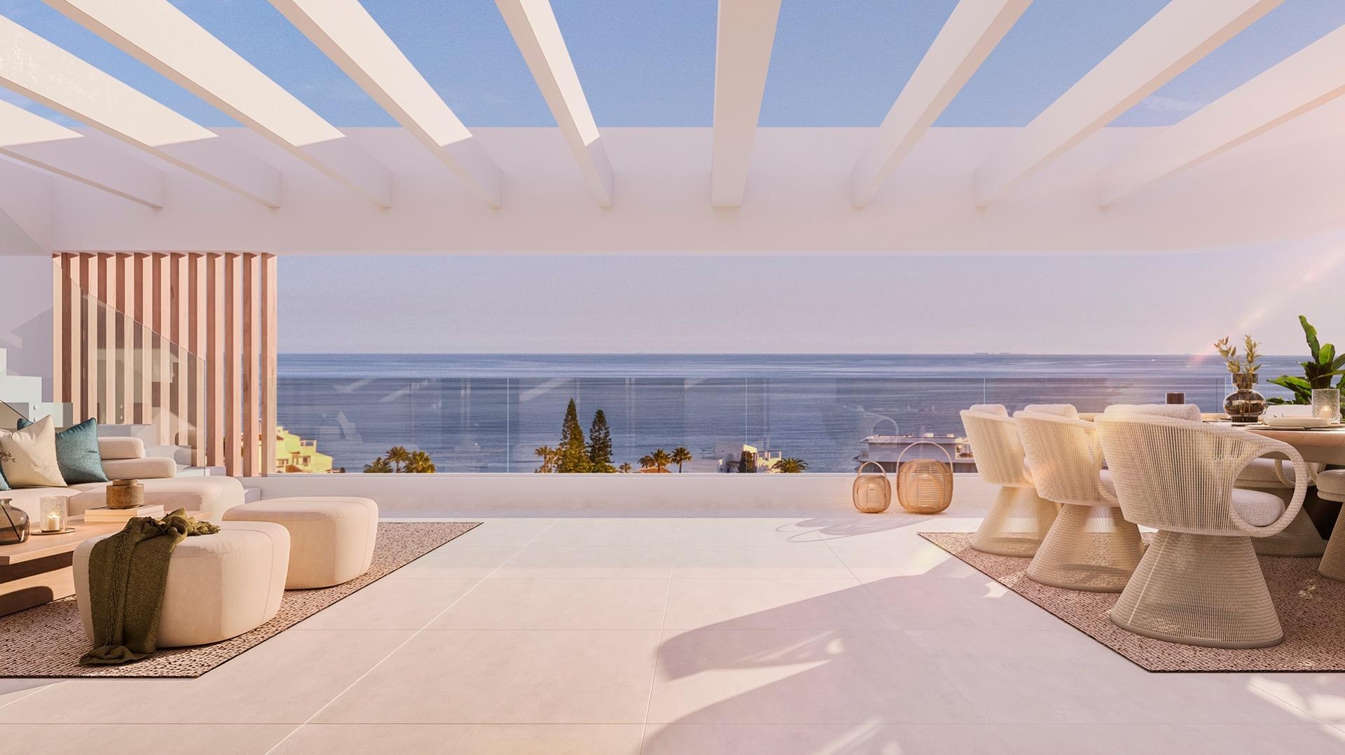1 - venda apartamento vista de mar estepona - costa del sol andaluzia espanha