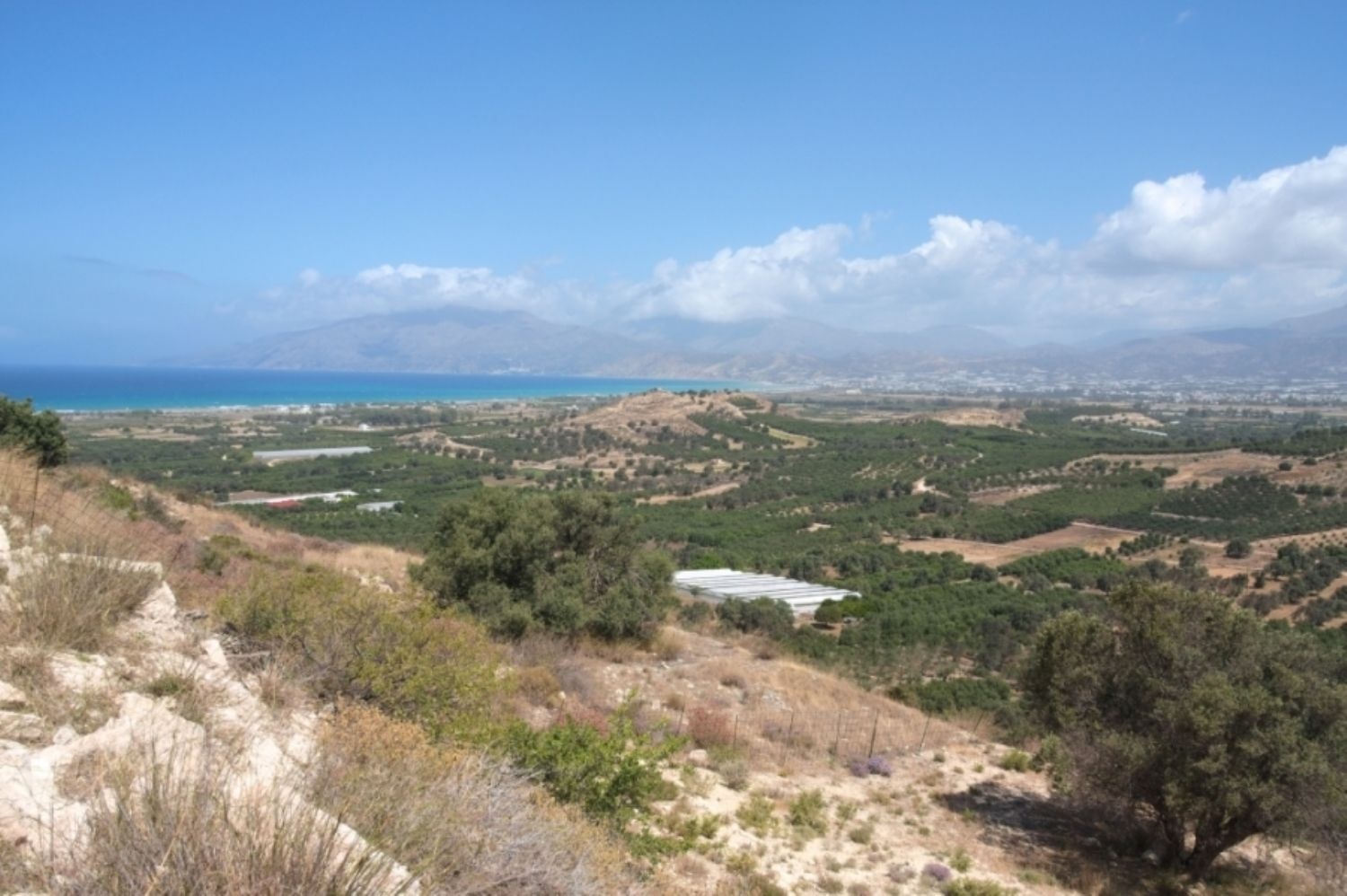 1 - vente terrain kamilárion crète grèce