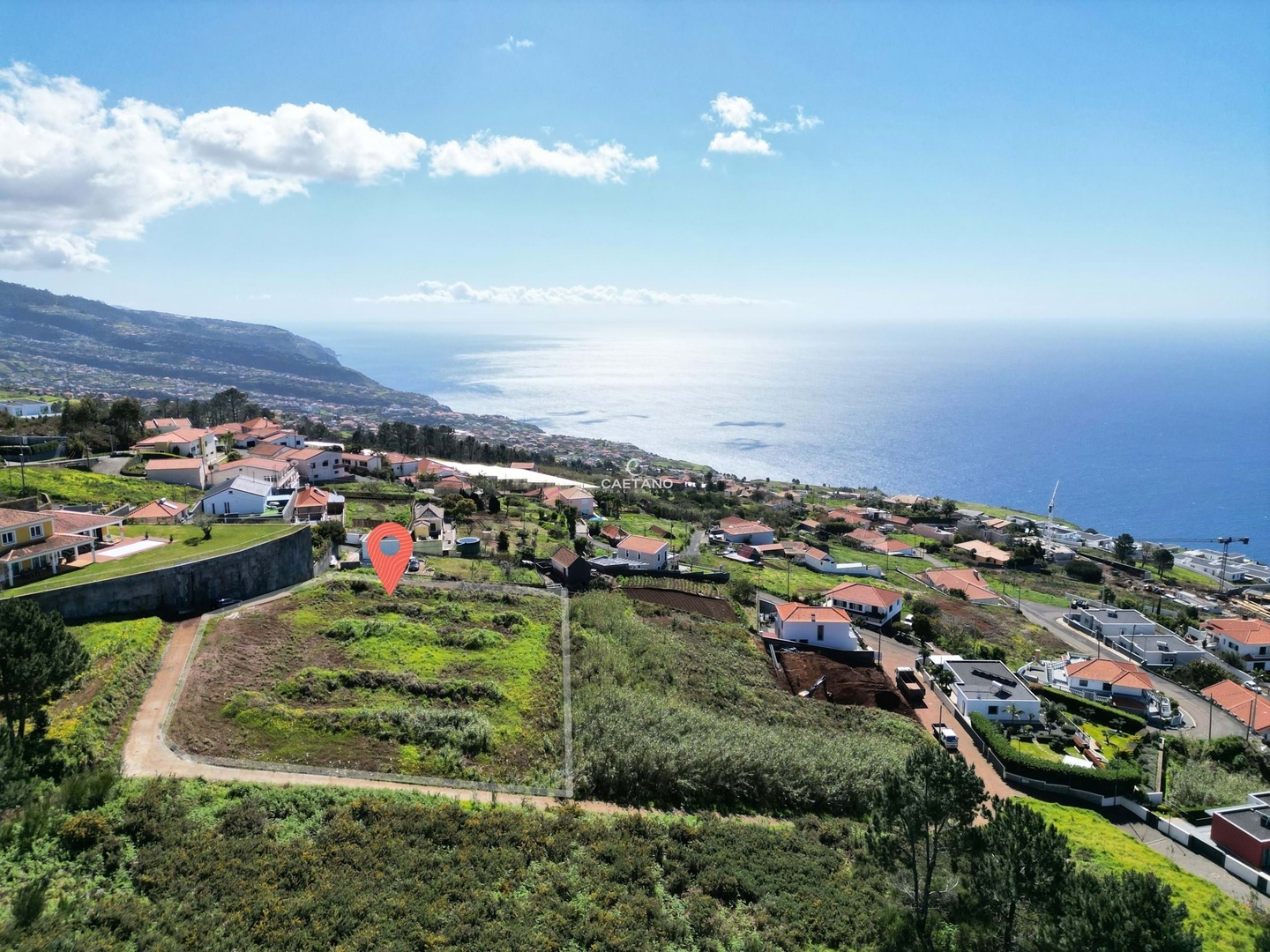 1 - sea view plot of land for sale in calheta madeira portugal