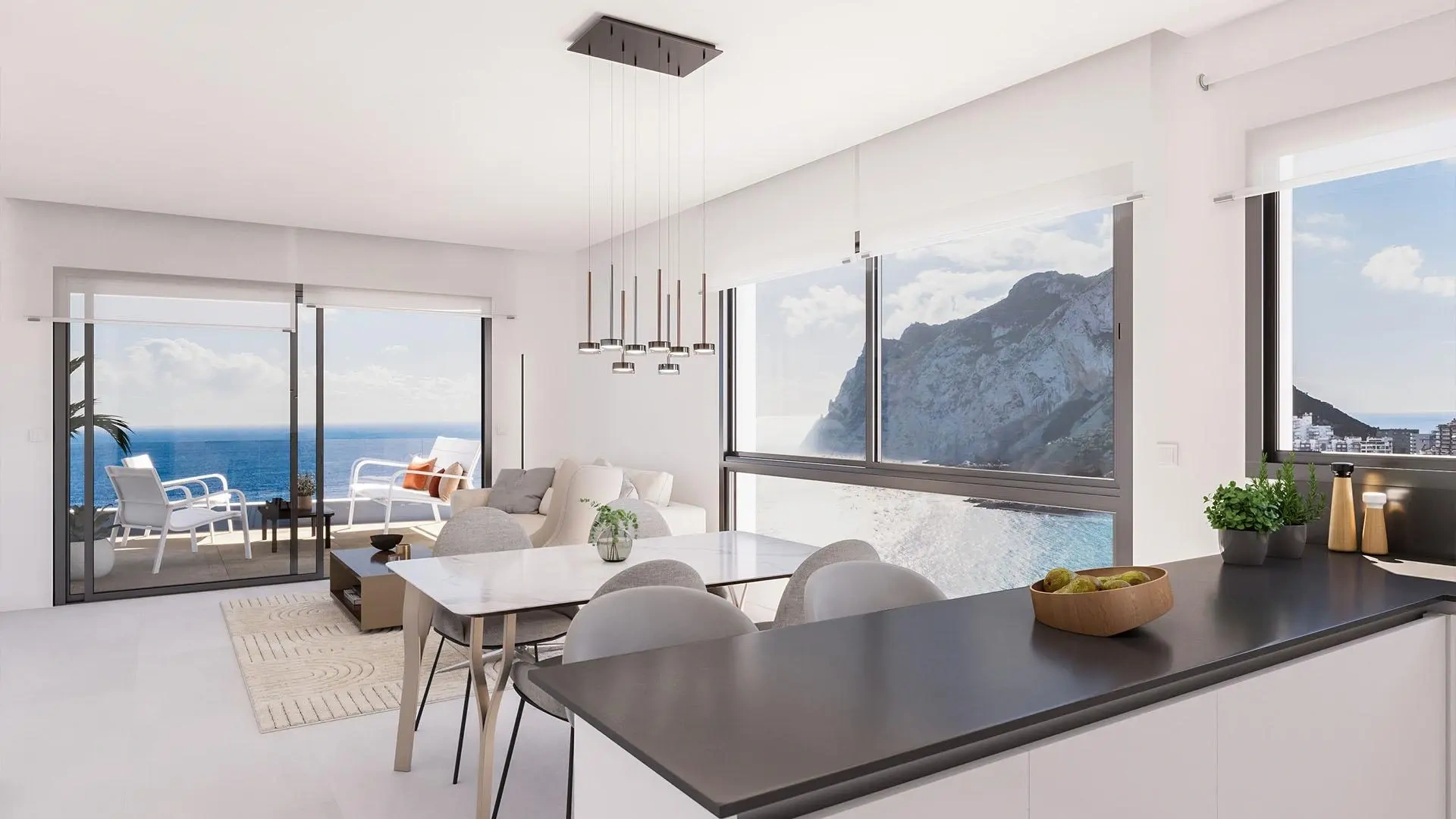 2 - продажа квартира ноги в воде calpe - costa blanca валенсия испания