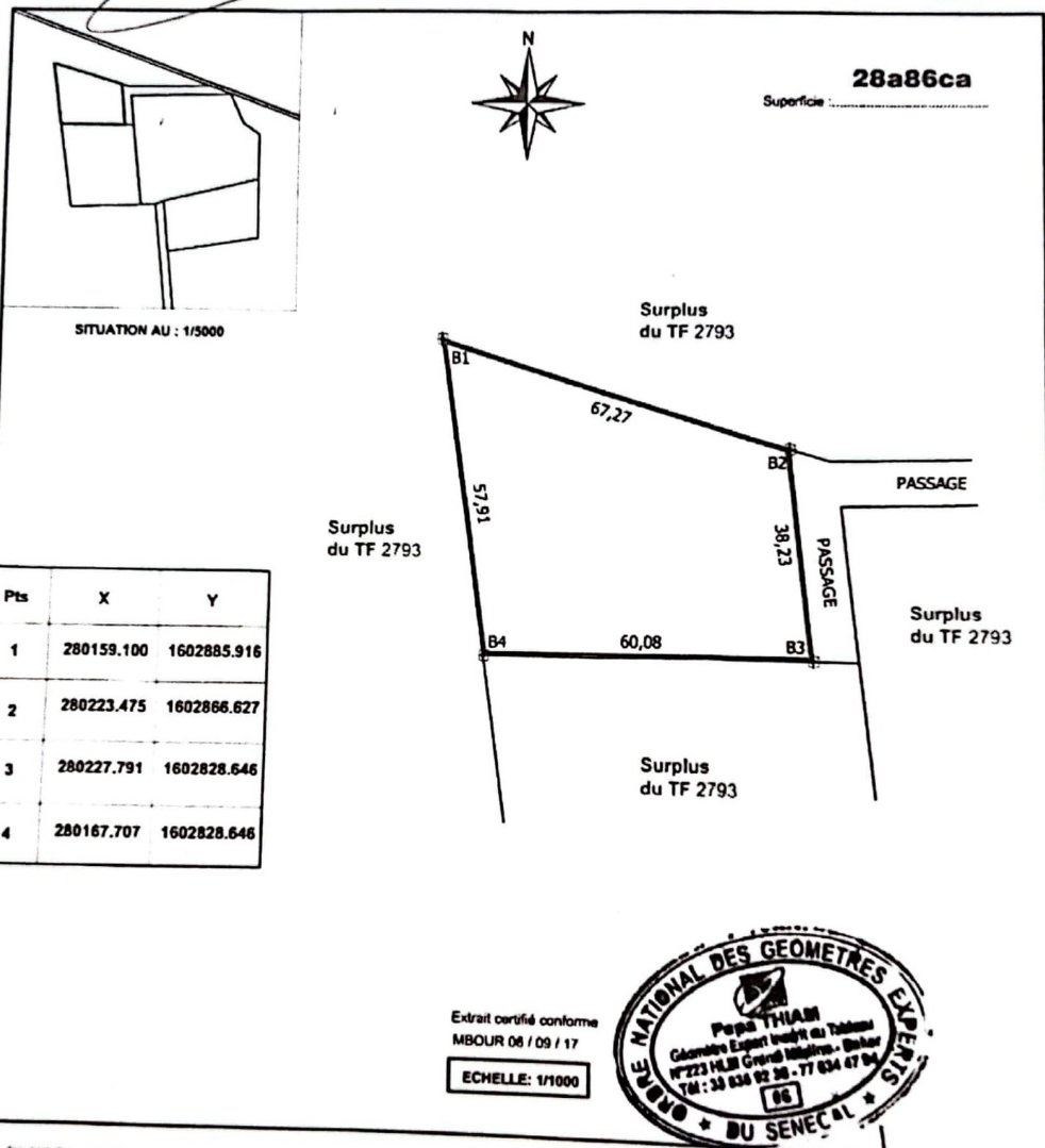 1 - plot of land for sale in saly portudal thiès senegal