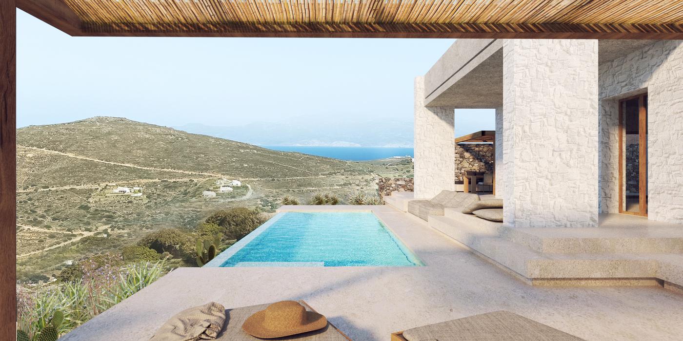 1 - vendita casa vista mare andros - cicladi egeo meridionale grecia
