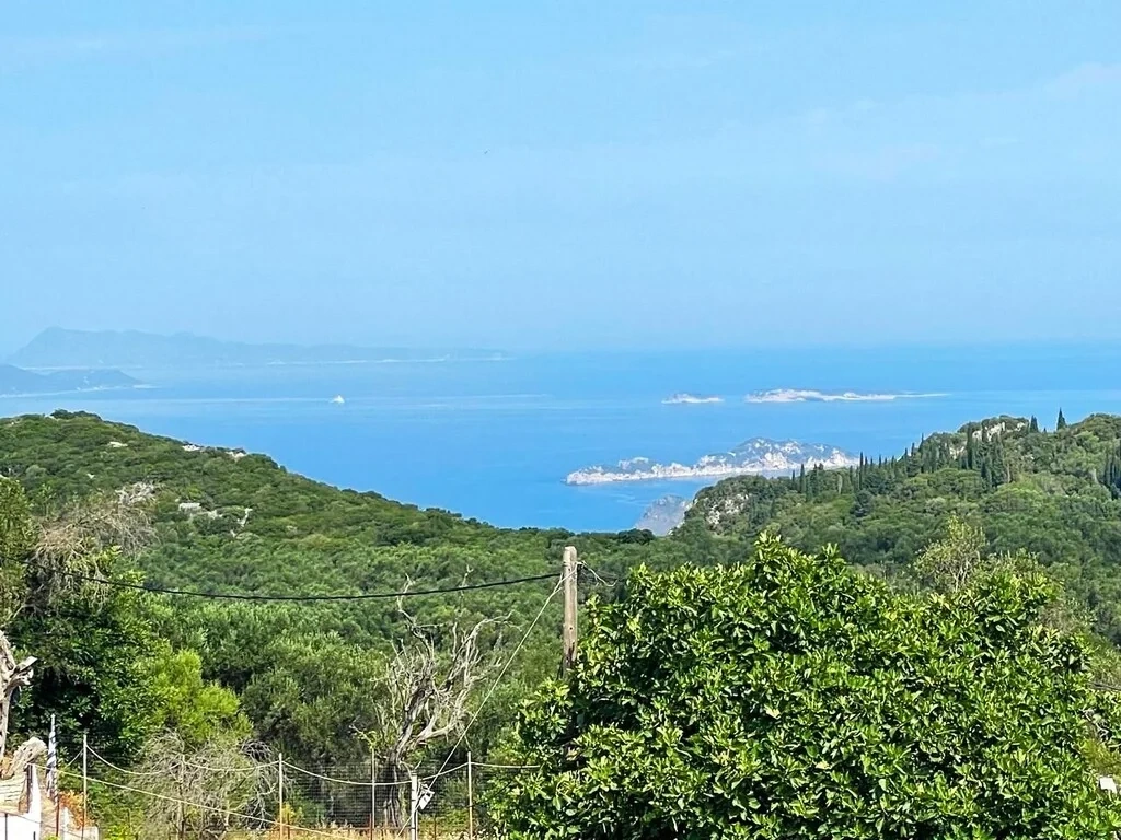 2 - vente terrain vue mer corfu îles ioniennes grèce