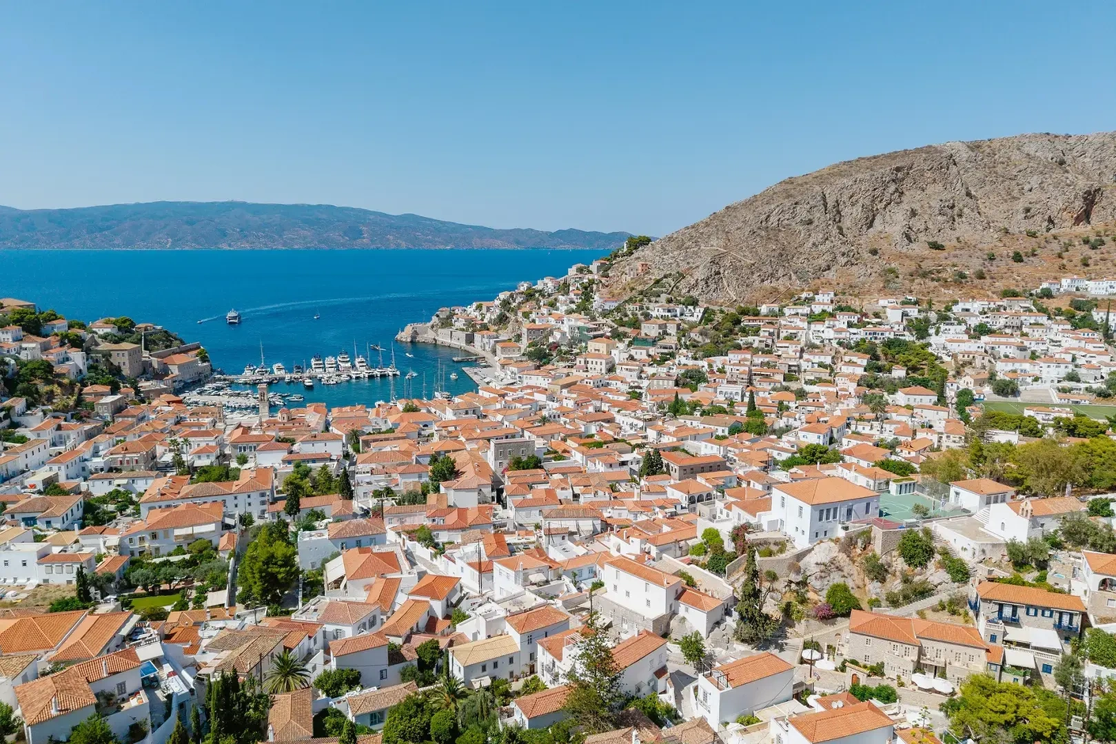 1 - sea view plot of land for sale in hydra attica greece