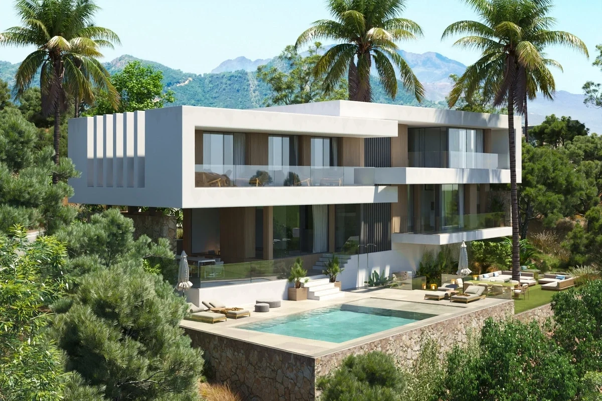 1 - verkoop huis uitzicht op zee benahavis - costa del sol andalusië spanje