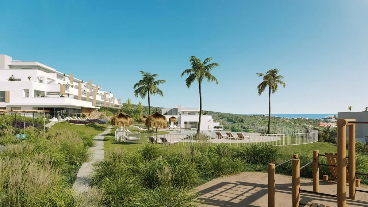 2 - venda apartamento vista de mar casares - costa del sol andaluzia espanha