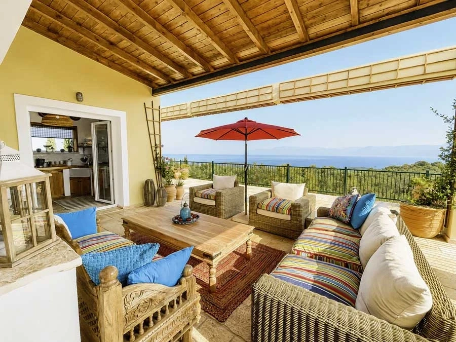 1 - vente villa vue mer corfu îles ioniennes grèce