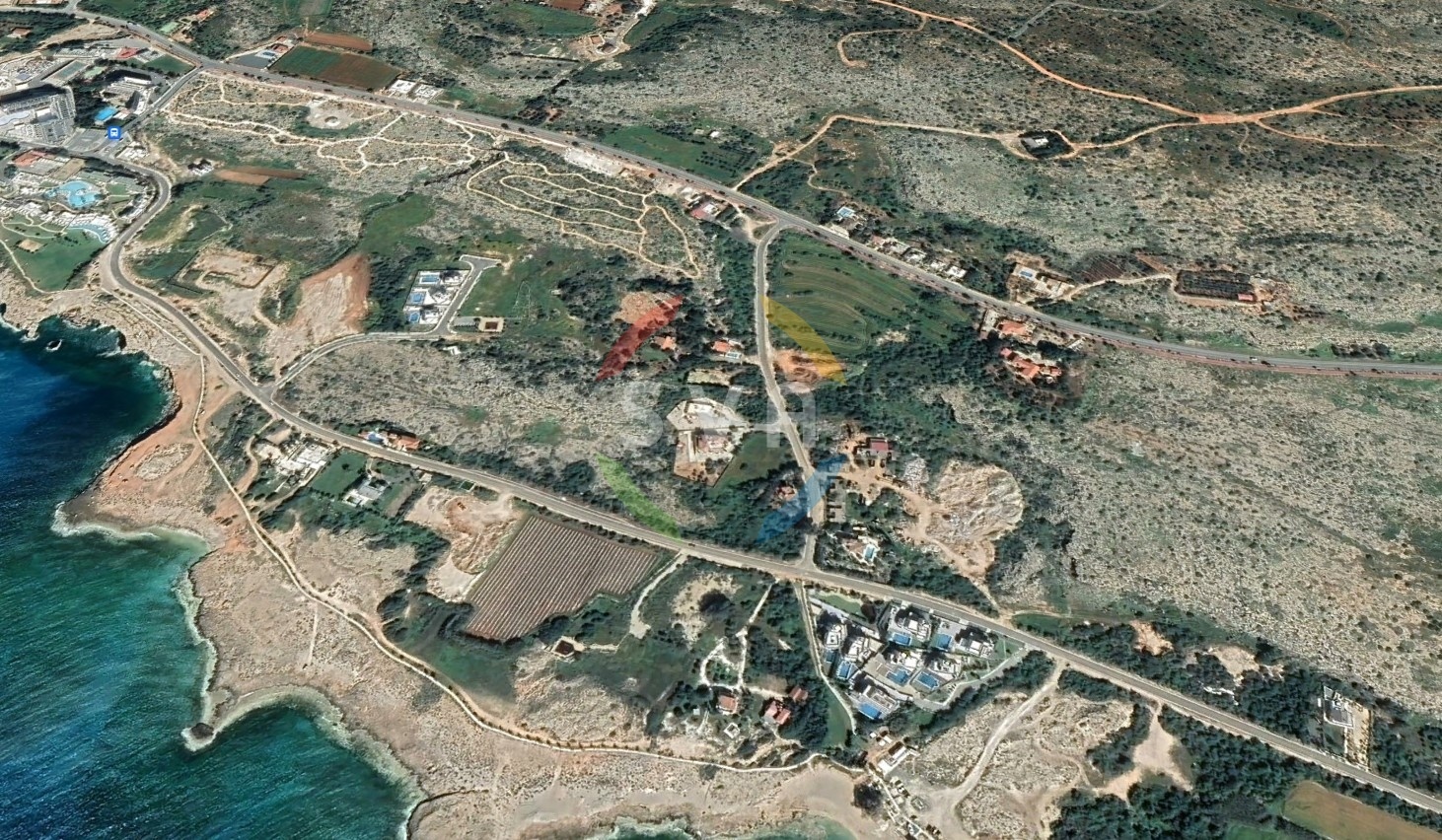 1 - sea view plot of land for sale in agia napa famagusta cyprus