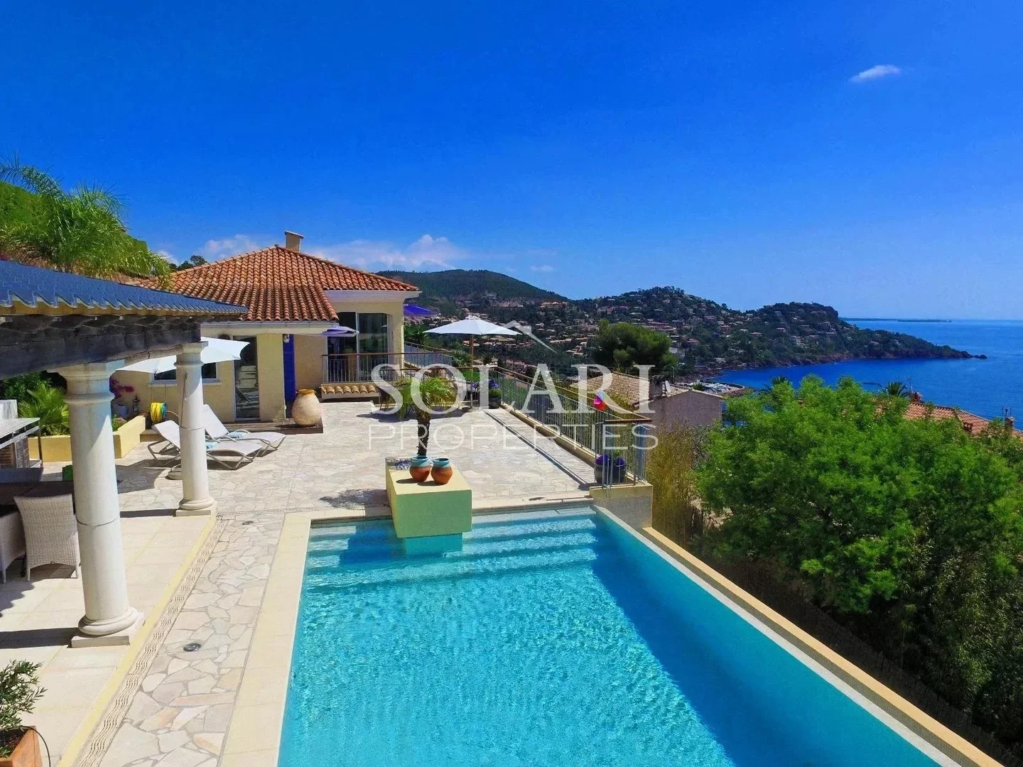 1 - verkauf haus meerblick théoule-sur-mer alpes-maritimes frankreich