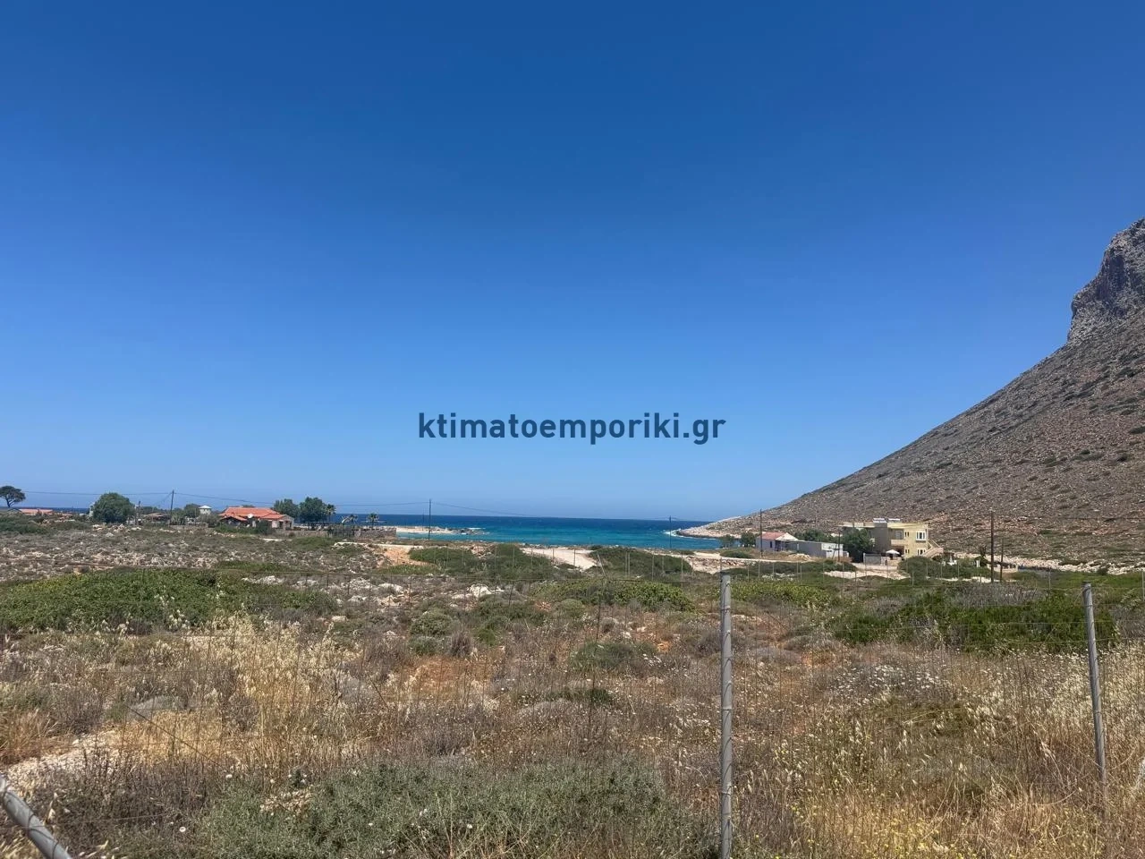 1 - venta terreno vista al mar stavros creta grecia