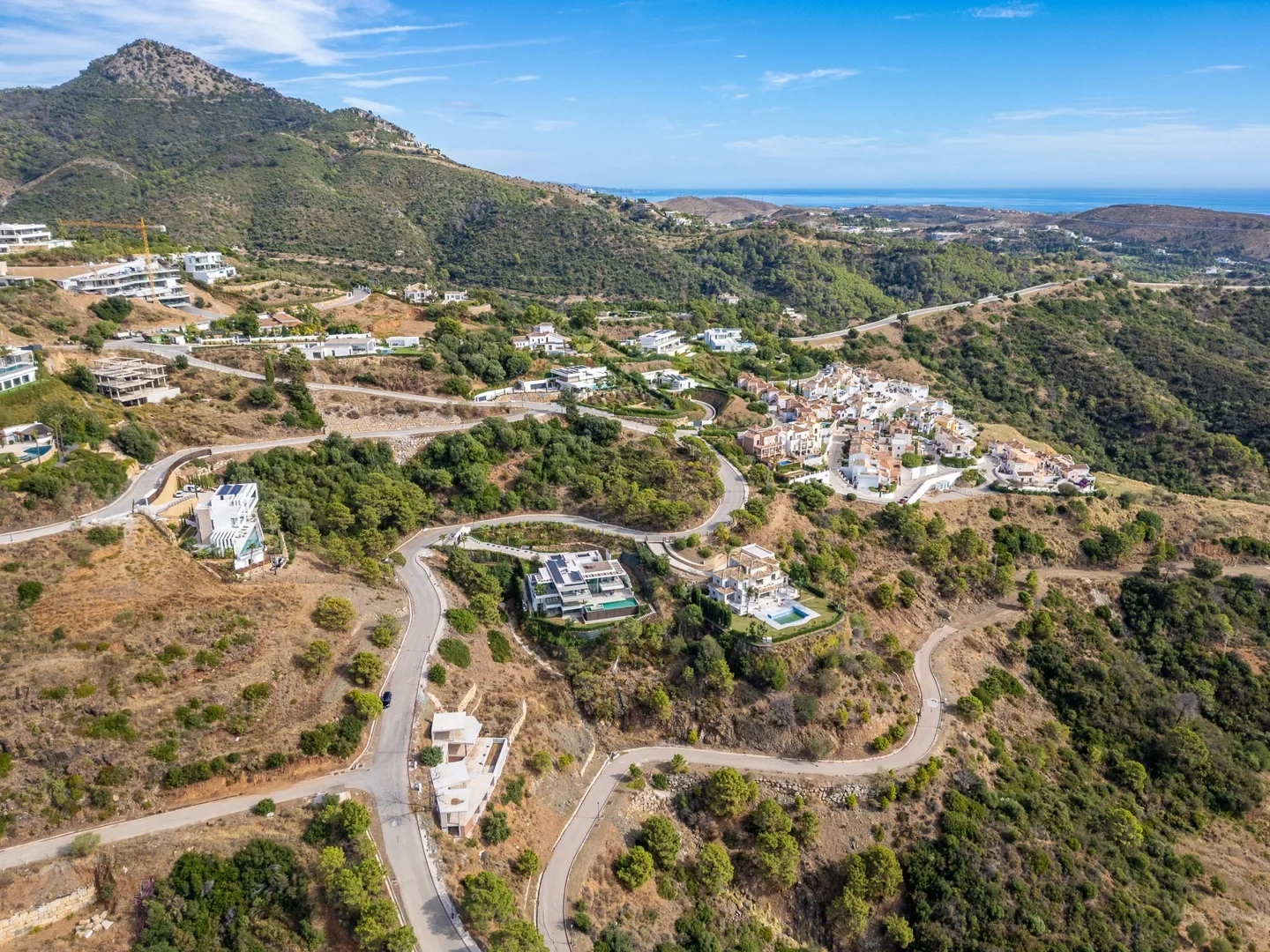 1 - sea view plot of land for sale in benahavis - costa del sol andalusia spain