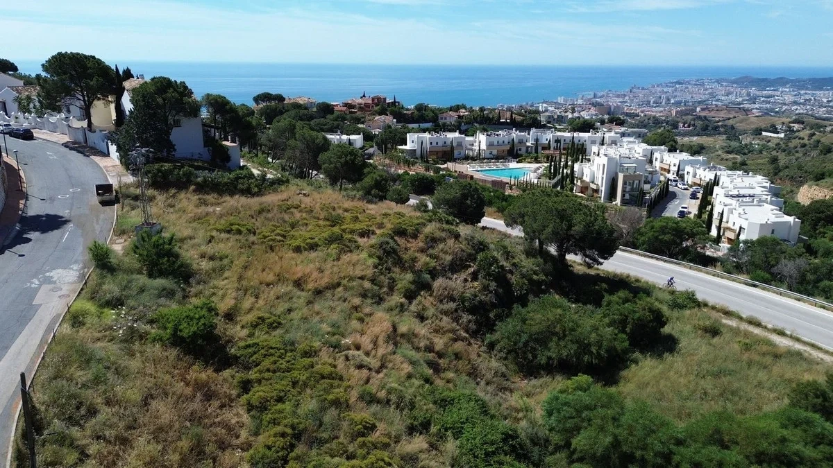 1 - venta terreno vista al mar mijas andalucía españa