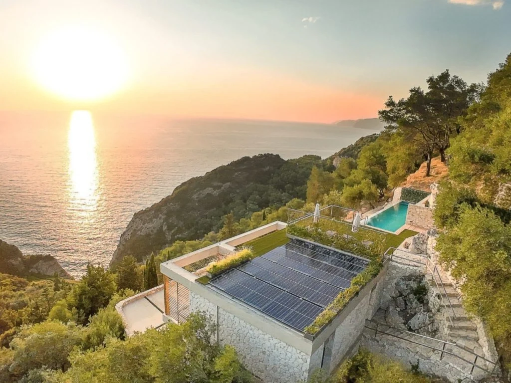 1 - vente propriété vue mer pentati îles ioniennes grèce