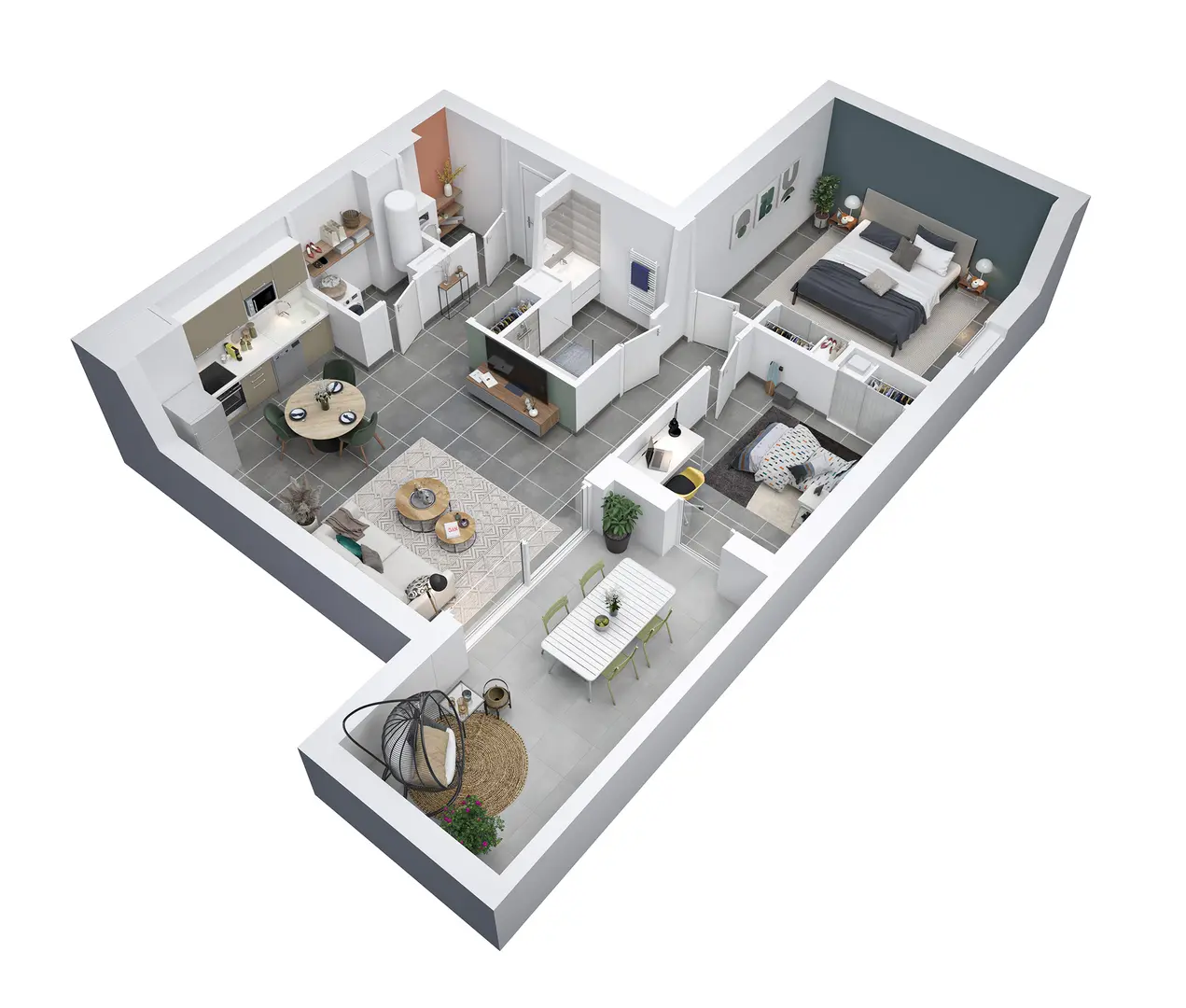 1 - vente appartement béziers hérault france