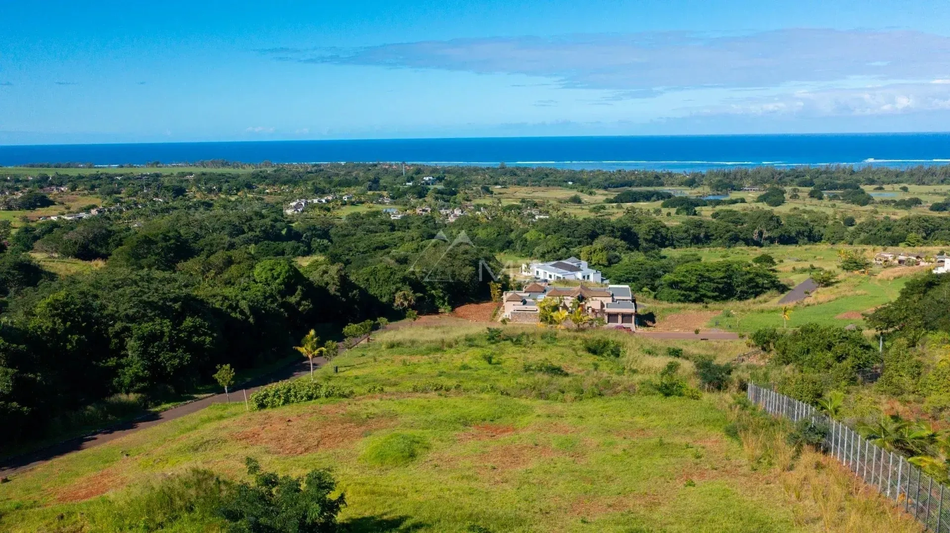2 - vente terrain vue mer bel ombre savanne île maurice