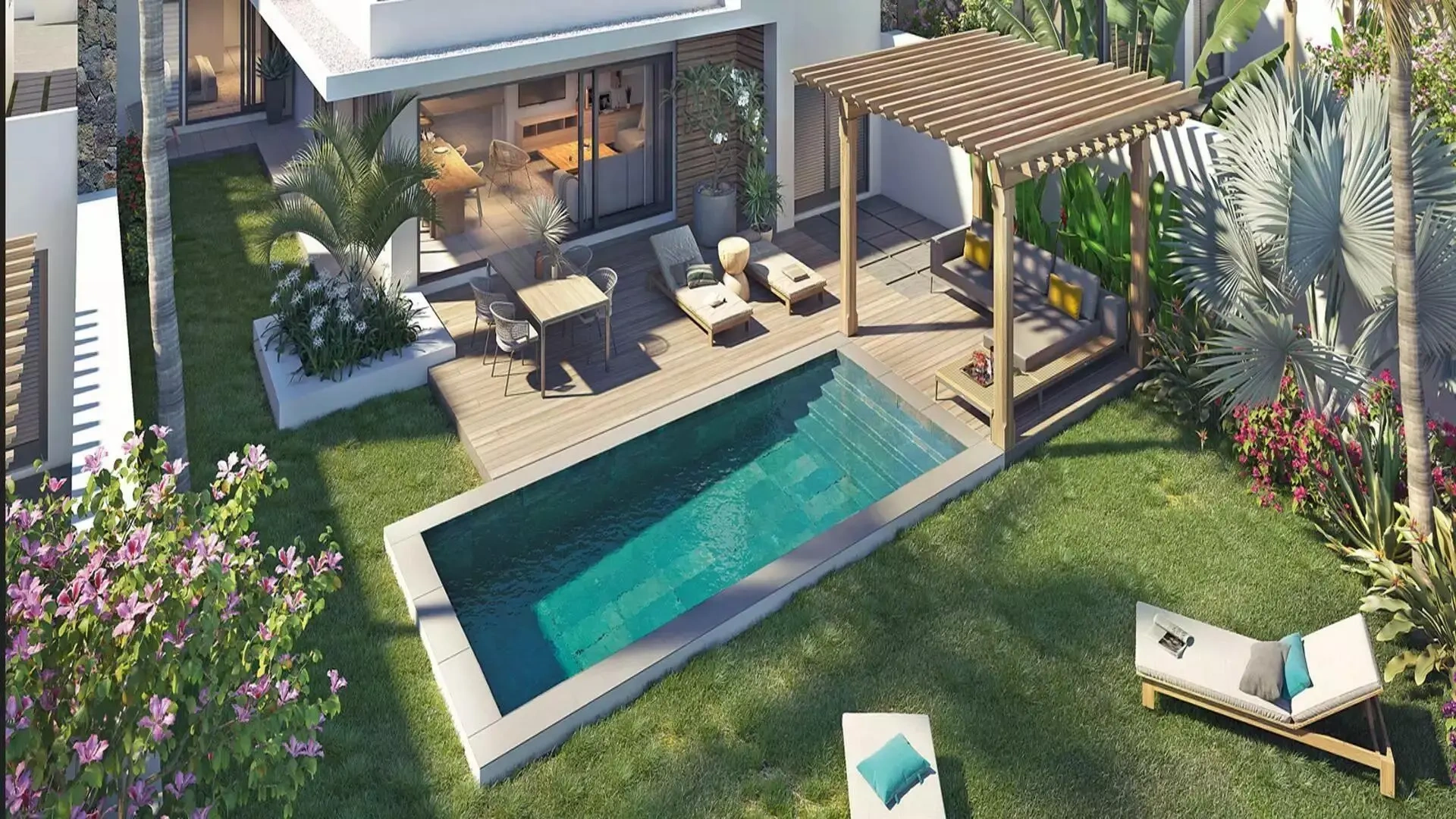 1 - villa for sale in tamarin rivière noire mauritius